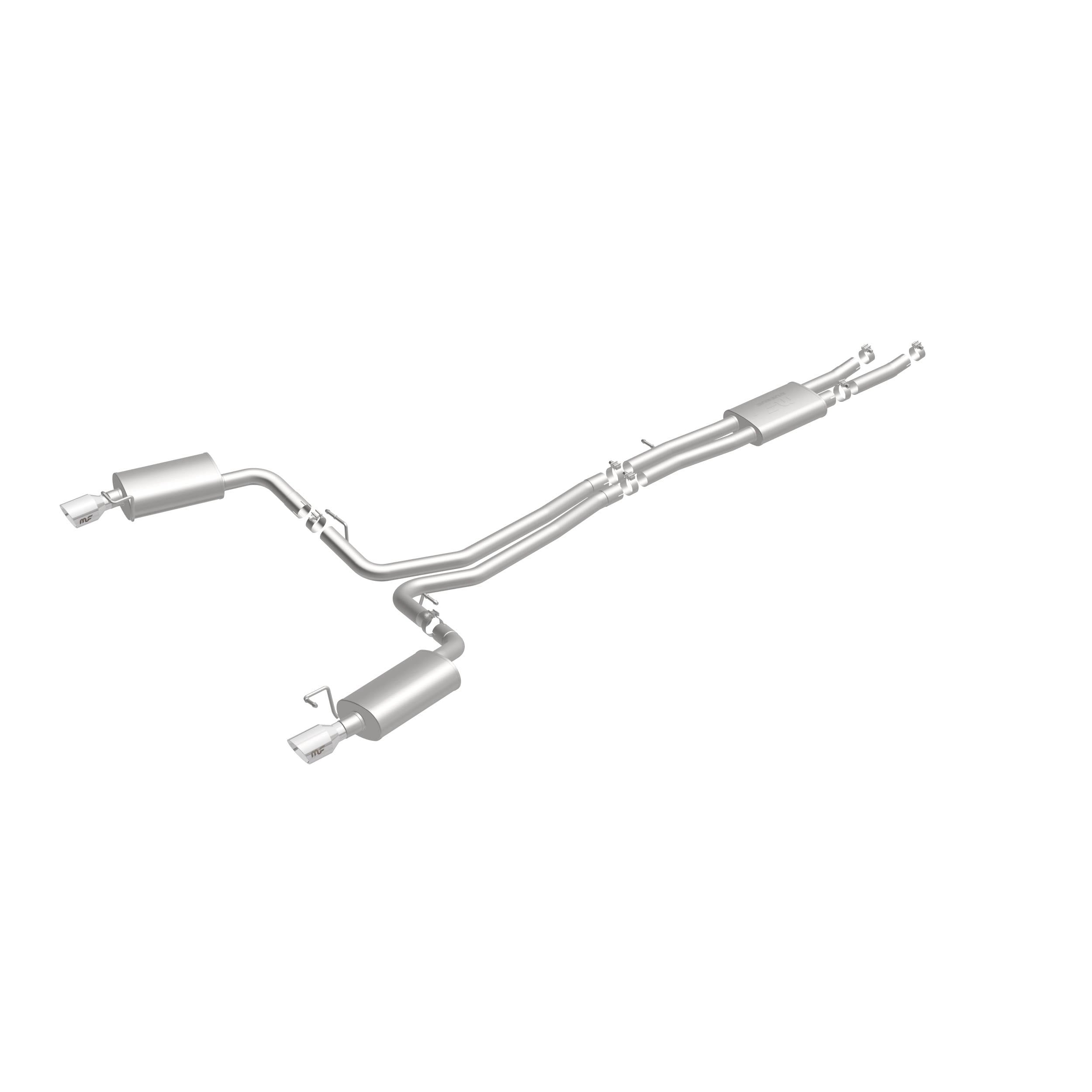 MagnaFlow Exhaust Products 16395 - Street Series Polished Cat-Back System 1