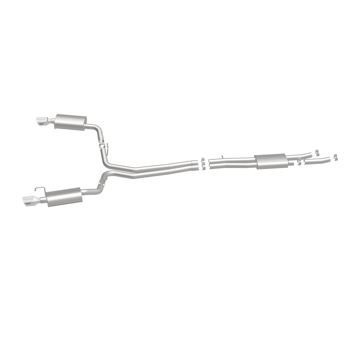 MagnaFlow Exhaust Products 16395 - Street Series Polished Cat-Back System 3