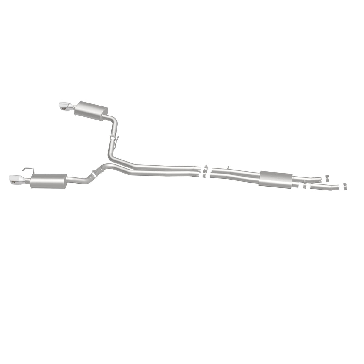 MagnaFlow Exhaust Products 16395 - Street Series Polished Cat-Back System 4