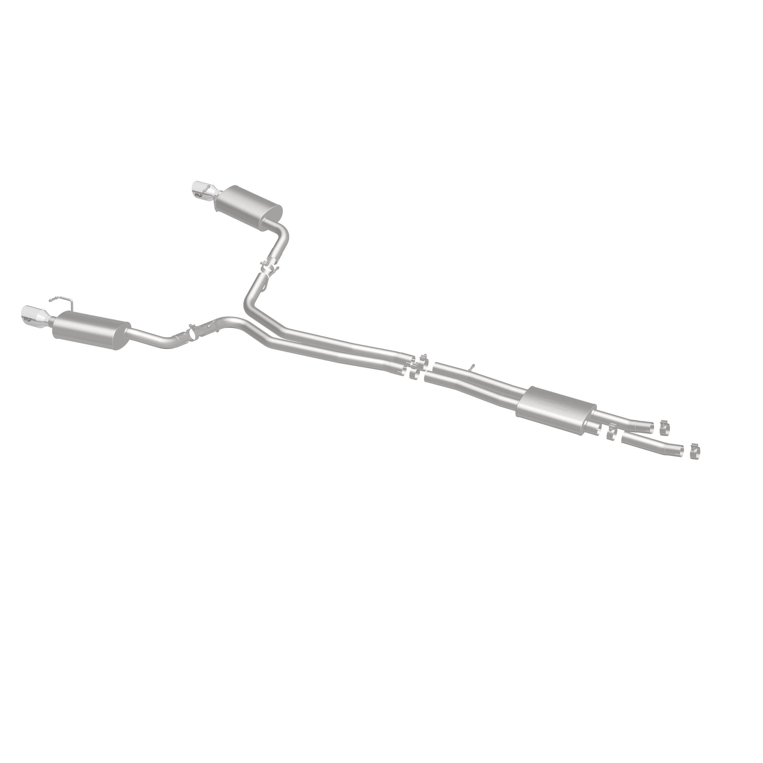 MagnaFlow Exhaust Products 16395 - Street Series Polished Cat-Back System 5