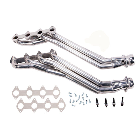 BBK Performance Parts 16410 - 2005-2010 MUSTANG GT 1 5/8 LONG TUBE EXHAUST HEADERS (POLISHED SILVER CERAMIC) 1