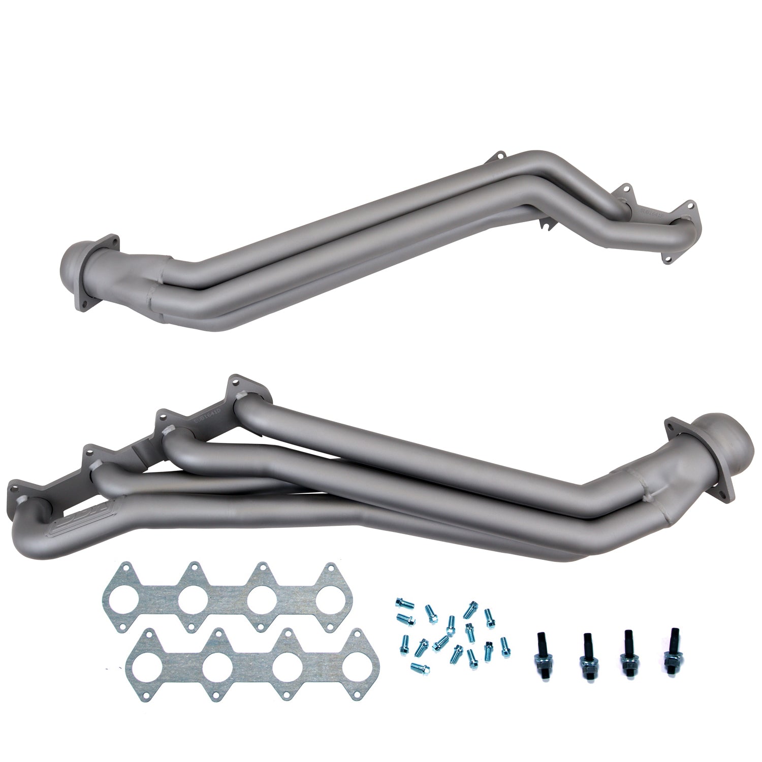 BBK Performance Parts 1641 - 2005-2010 MUSTANG GT 1 5/8 LONG TUBE EXHAUST HEADERS (TITANIUM CERAMIC) 1