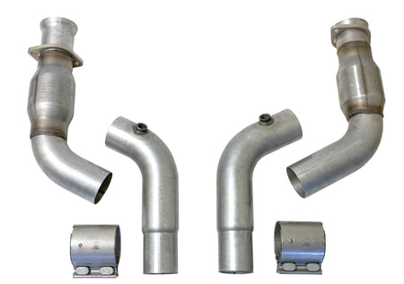 BBK Performance Parts 16481 - 2006-2024 Dodge 6.1L 6.2L 6.4L CHALL CHARG HELLCAT SHORT MID PIPE W/Cats 2