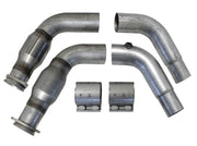 BBK Performance Parts 16481 - 2006-2024 Dodge 6.1L 6.2L 6.4L CHALL CHARG HELLCAT SHORT MID PIPE W/Cats 3