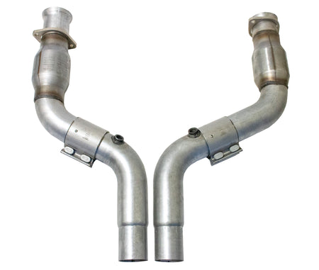 BBK Performance Parts 16481 - 2006-2024 Dodge 6.1L 6.2L 6.4L CHALL CHARG HELLCAT SHORT MID PIPE W/Cats 1