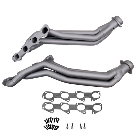 BBK Performance Parts 1648 - 2006-24 Dodge 6.1L 6.2L 6.4L HEMI CHALL CHAR 1-7/8 LONG TUBES (TITANIUM CERAMIC) 1