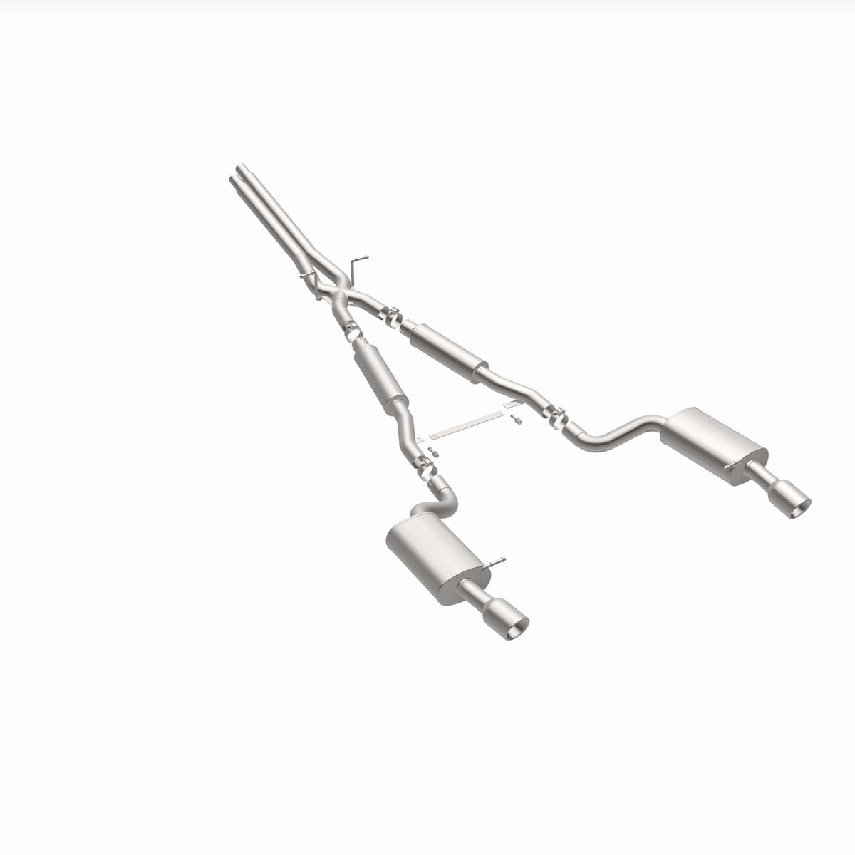 MagnaFlow Exhaust Products Exhaust MagnaFlow Exhaust Products 16493 - Touring Series Polished Cat-Back System