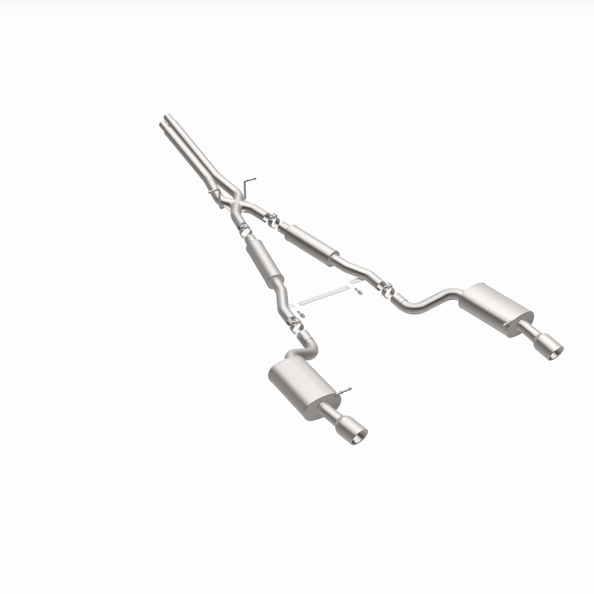 MagnaFlow Exhaust Products Exhaust MagnaFlow Exhaust Products 16493 - Touring Series Polished Cat-Back System