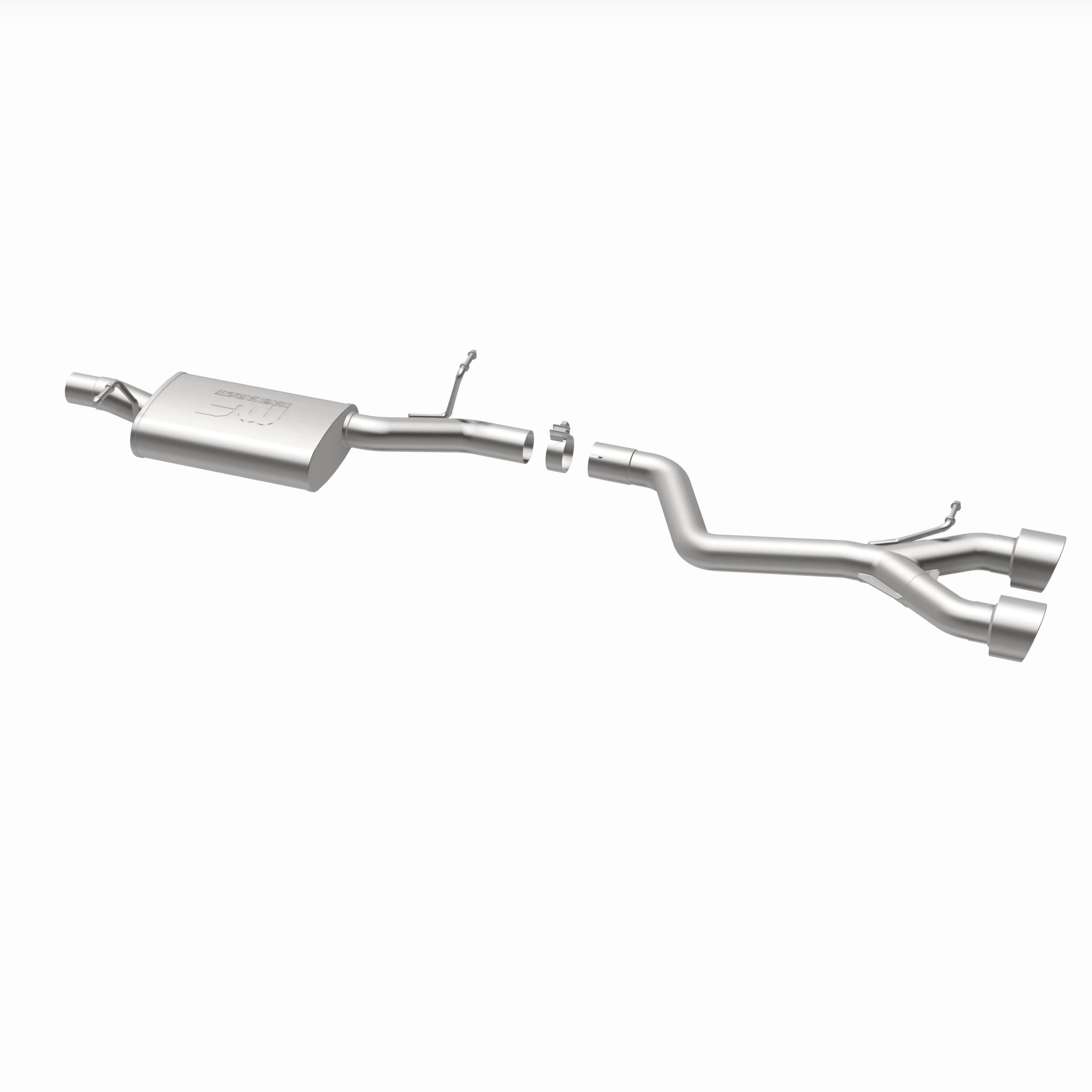 MagnaFlow Exhaust Products 16502 - Sport Series Polished Cat-Back System 4