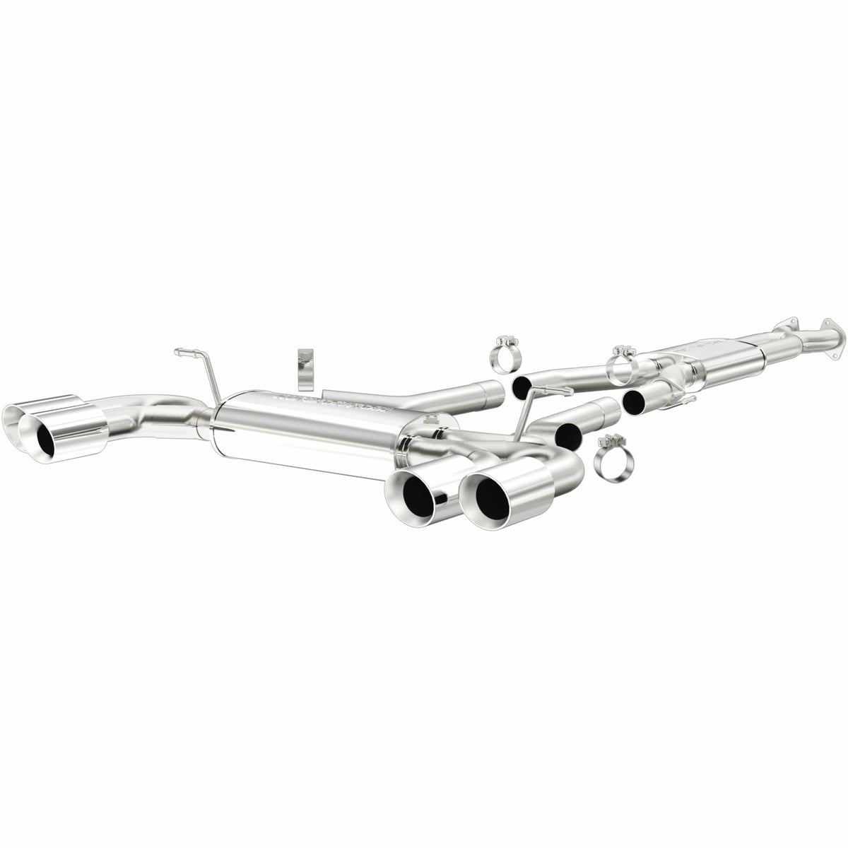 MagnaFlow Exhaust Products Exhaust MagnaFlow Exhaust Products 16507 - Street Series Polished Cat-Back System