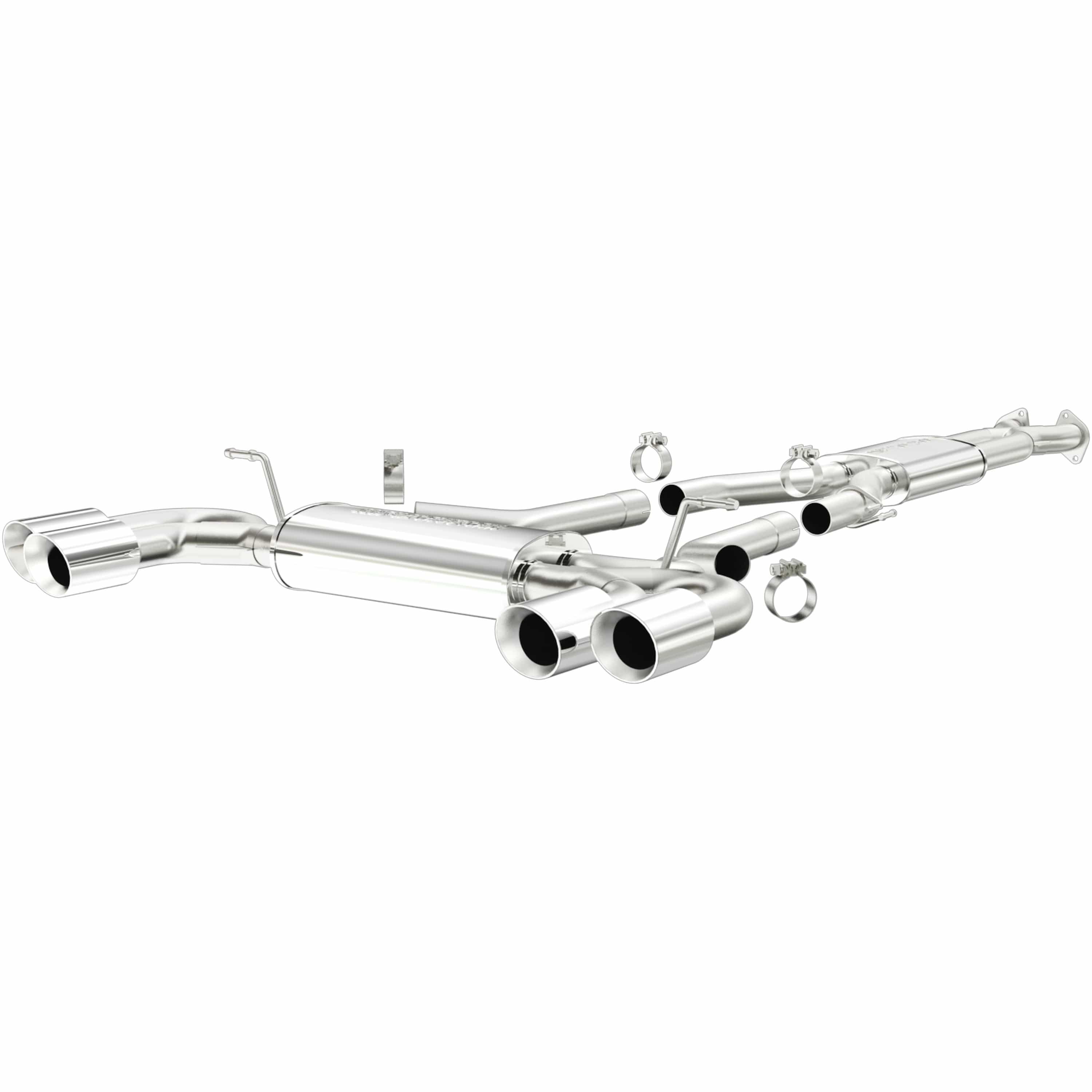 MagnaFlow Exhaust Products Exhaust MagnaFlow Exhaust Products 16507 - Street Series Polished Cat-Back System