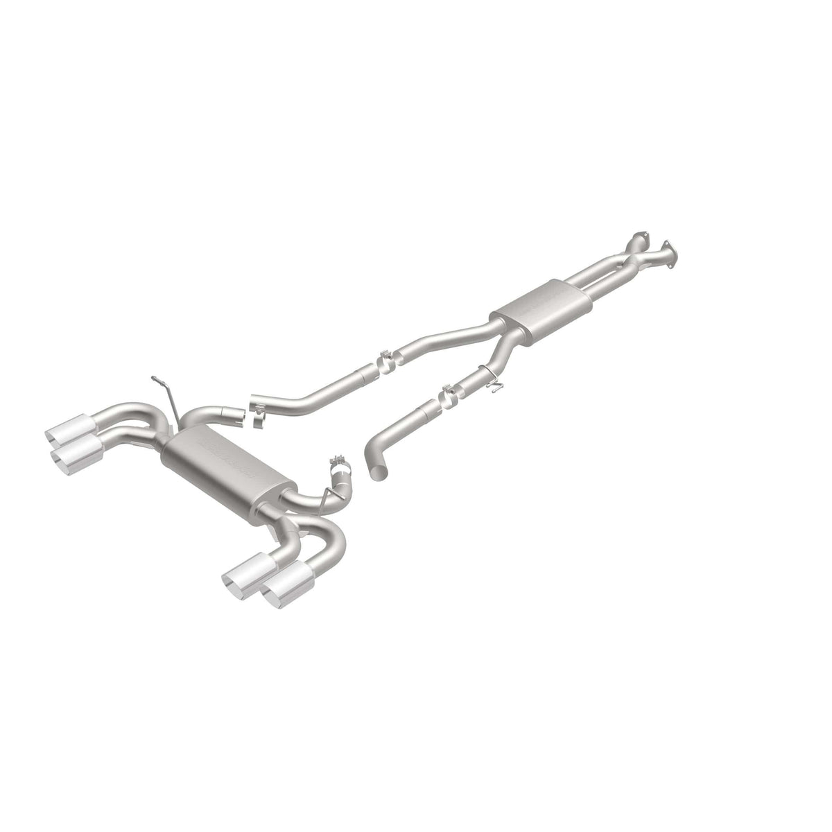 MagnaFlow Exhaust Products Exhaust MagnaFlow Exhaust Products 16507 - Street Series Polished Cat-Back System