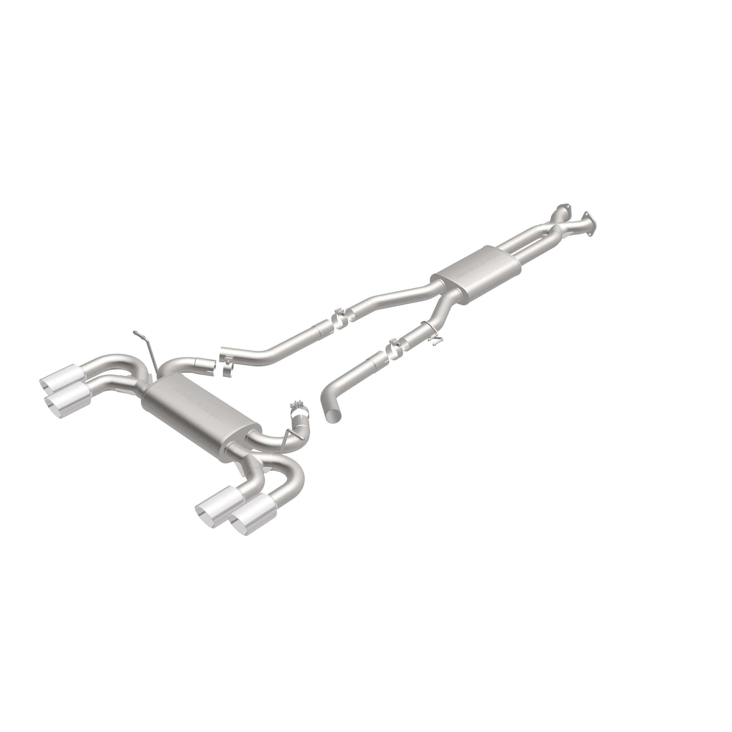 MagnaFlow Exhaust Products Exhaust MagnaFlow Exhaust Products 16507 - Street Series Polished Cat-Back System