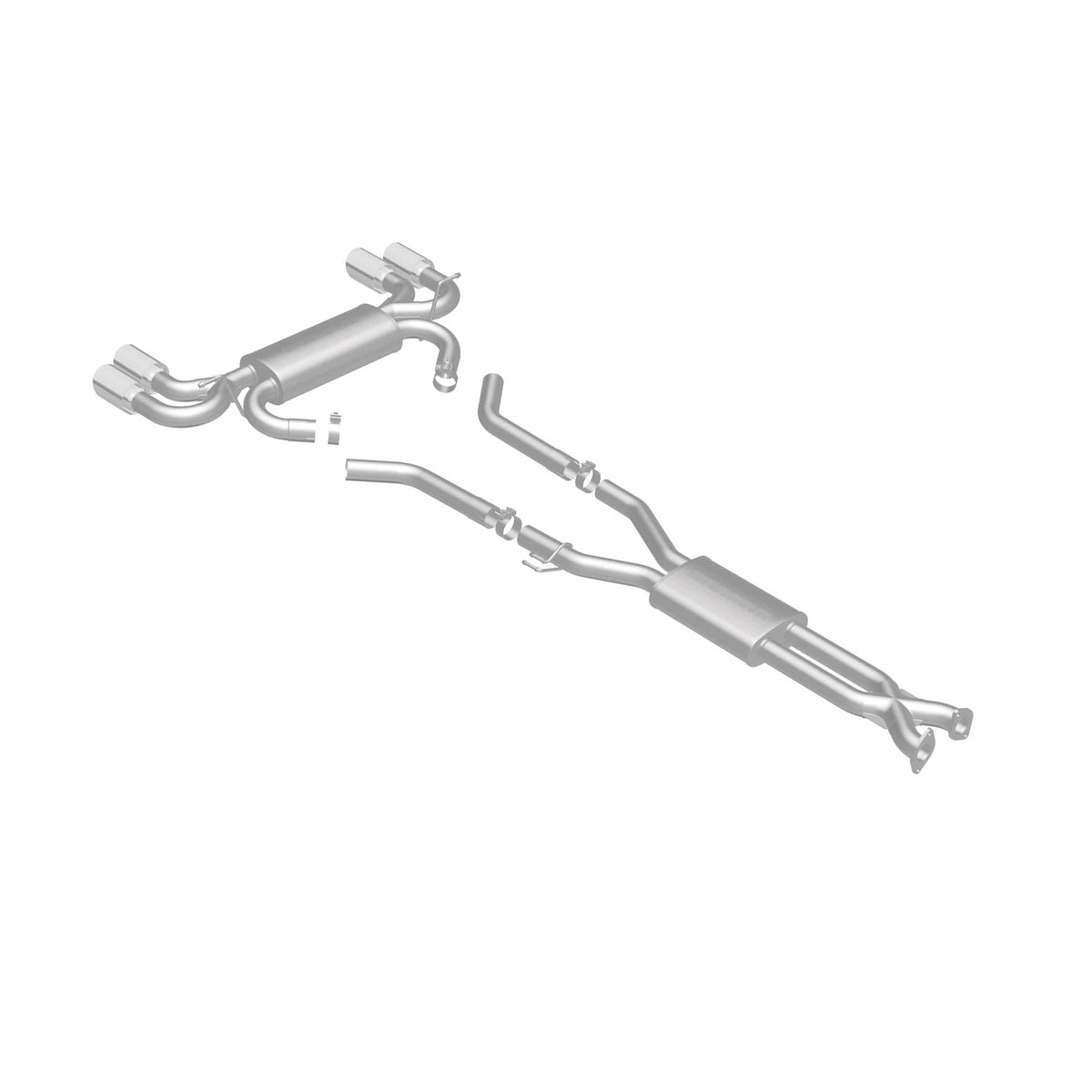 MagnaFlow Exhaust Products Exhaust MagnaFlow Exhaust Products 16507 - Street Series Polished Cat-Back System