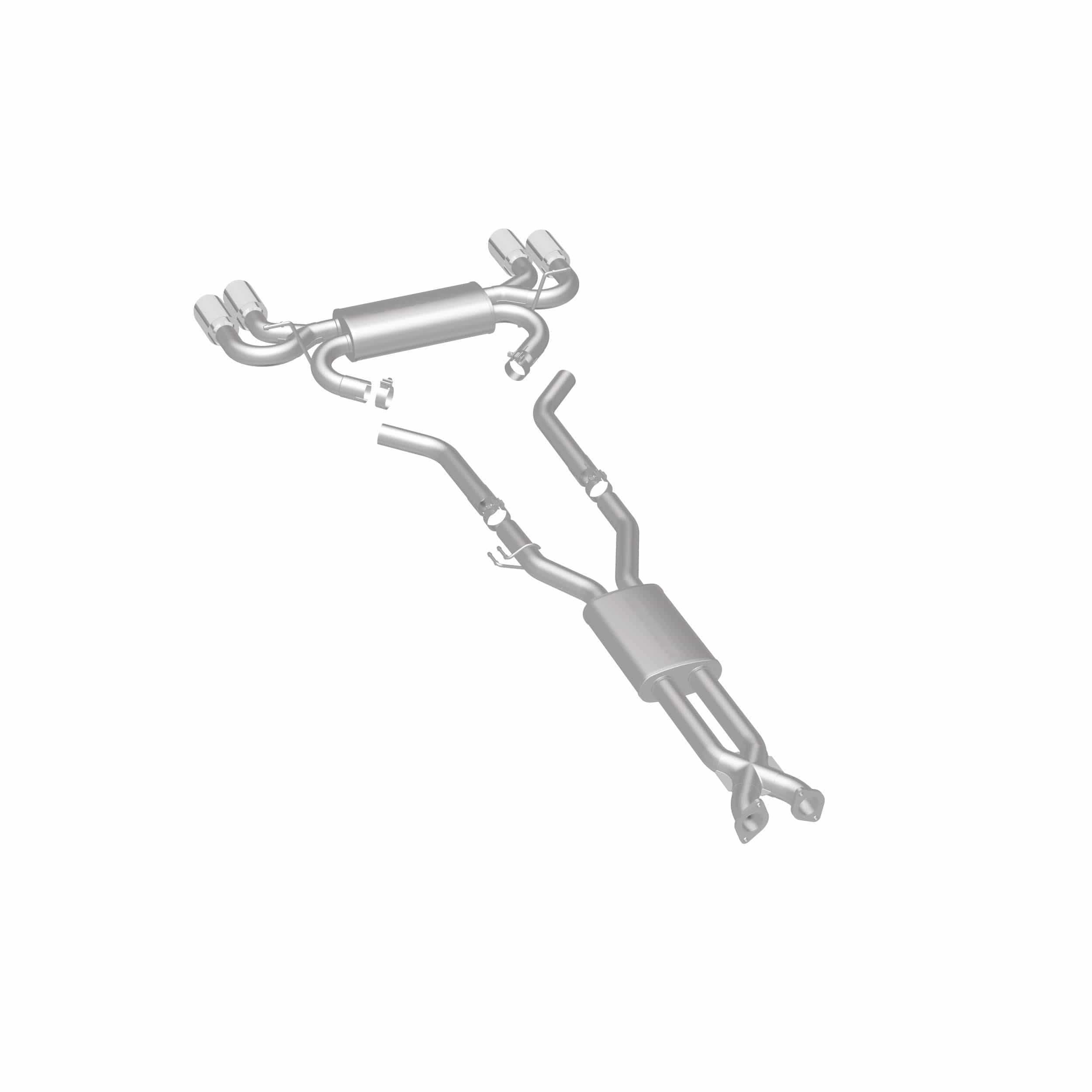 MagnaFlow Exhaust Products Exhaust MagnaFlow Exhaust Products 16507 - Street Series Polished Cat-Back System