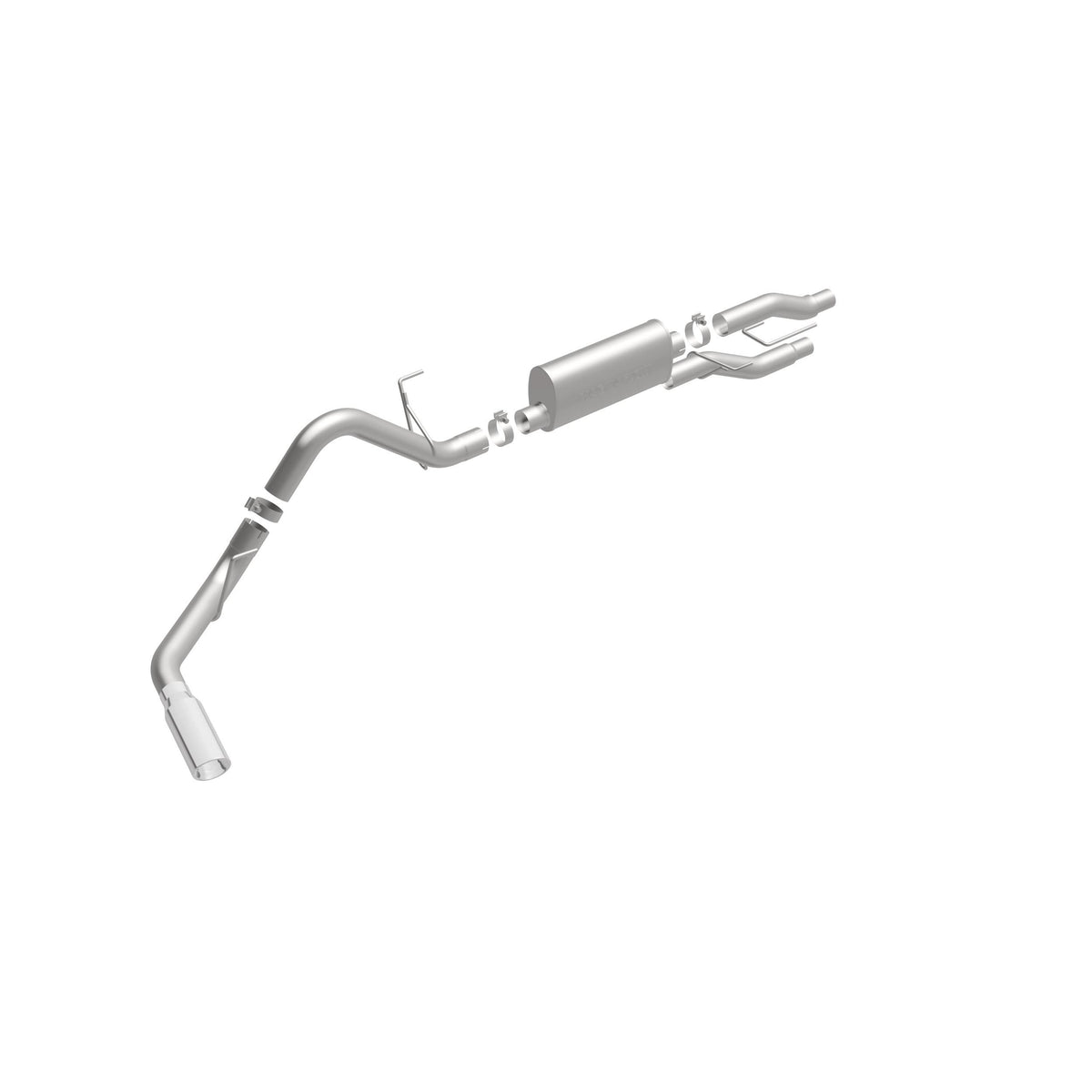 MagnaFlow Exhaust Products 16518 - Street Series Polished Cat-Back System 4