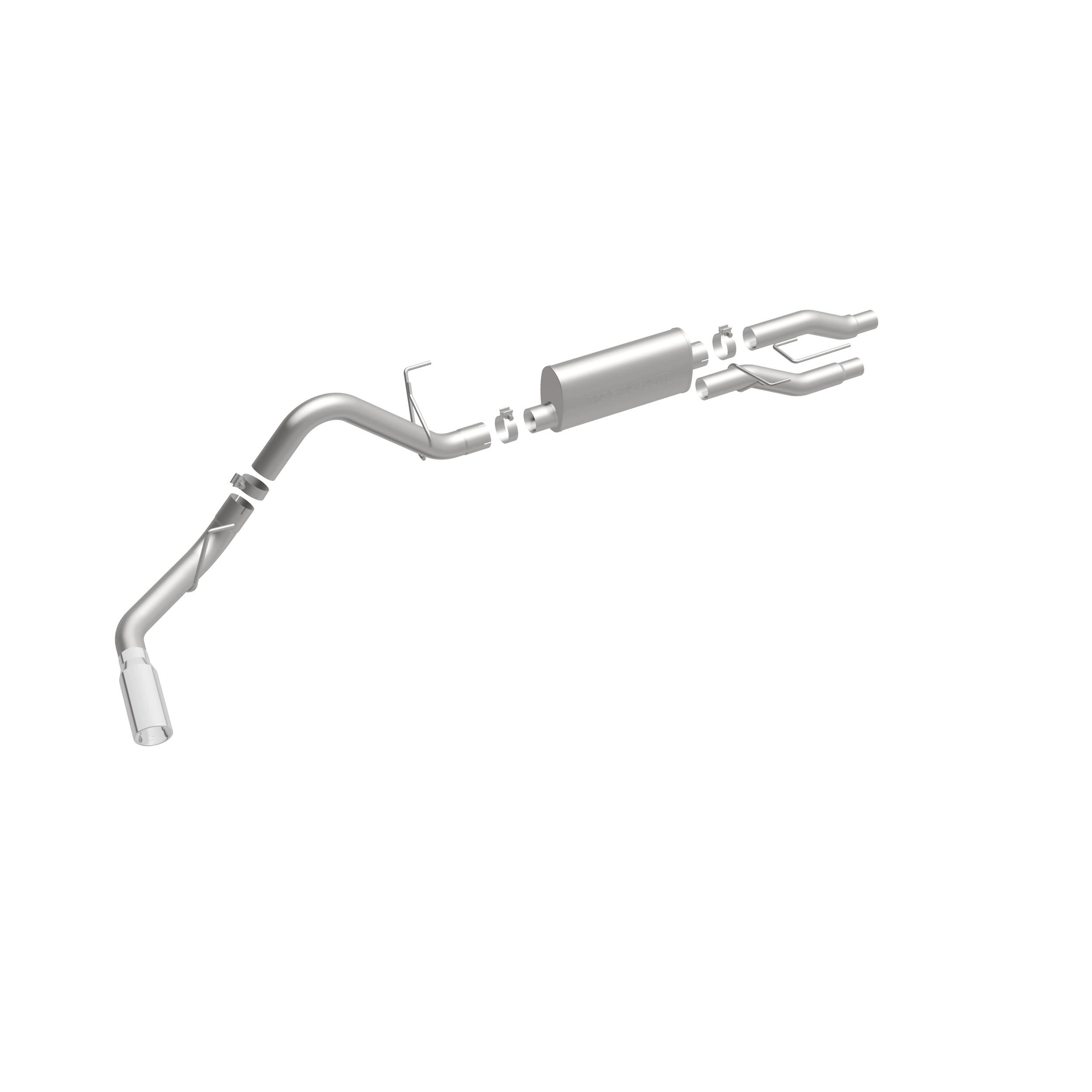 MagnaFlow Exhaust Products 16518 - Street Series Polished Cat-Back System 5