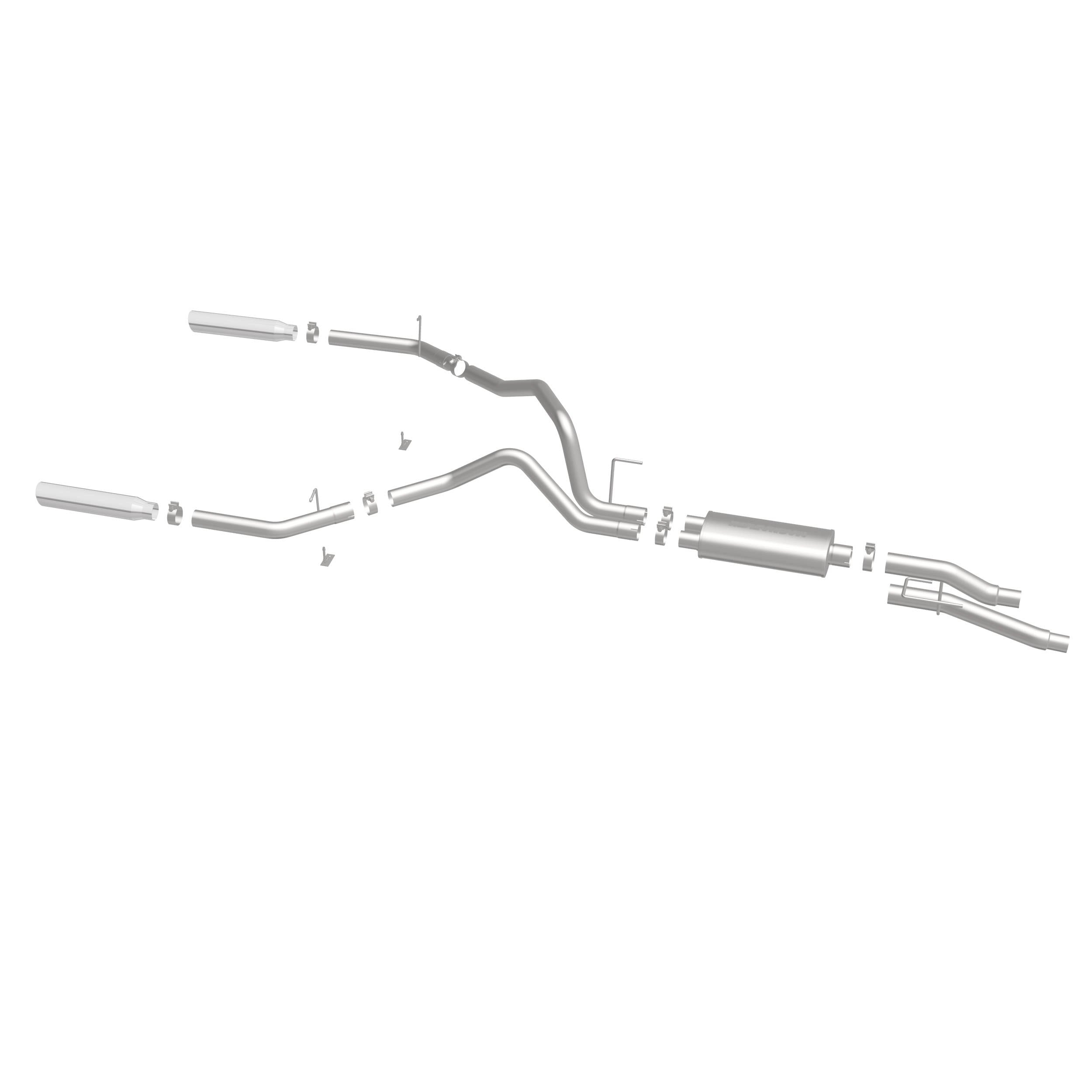 MagnaFlow Exhaust Products 16520 - Street Series Polished Cat-Back System 1