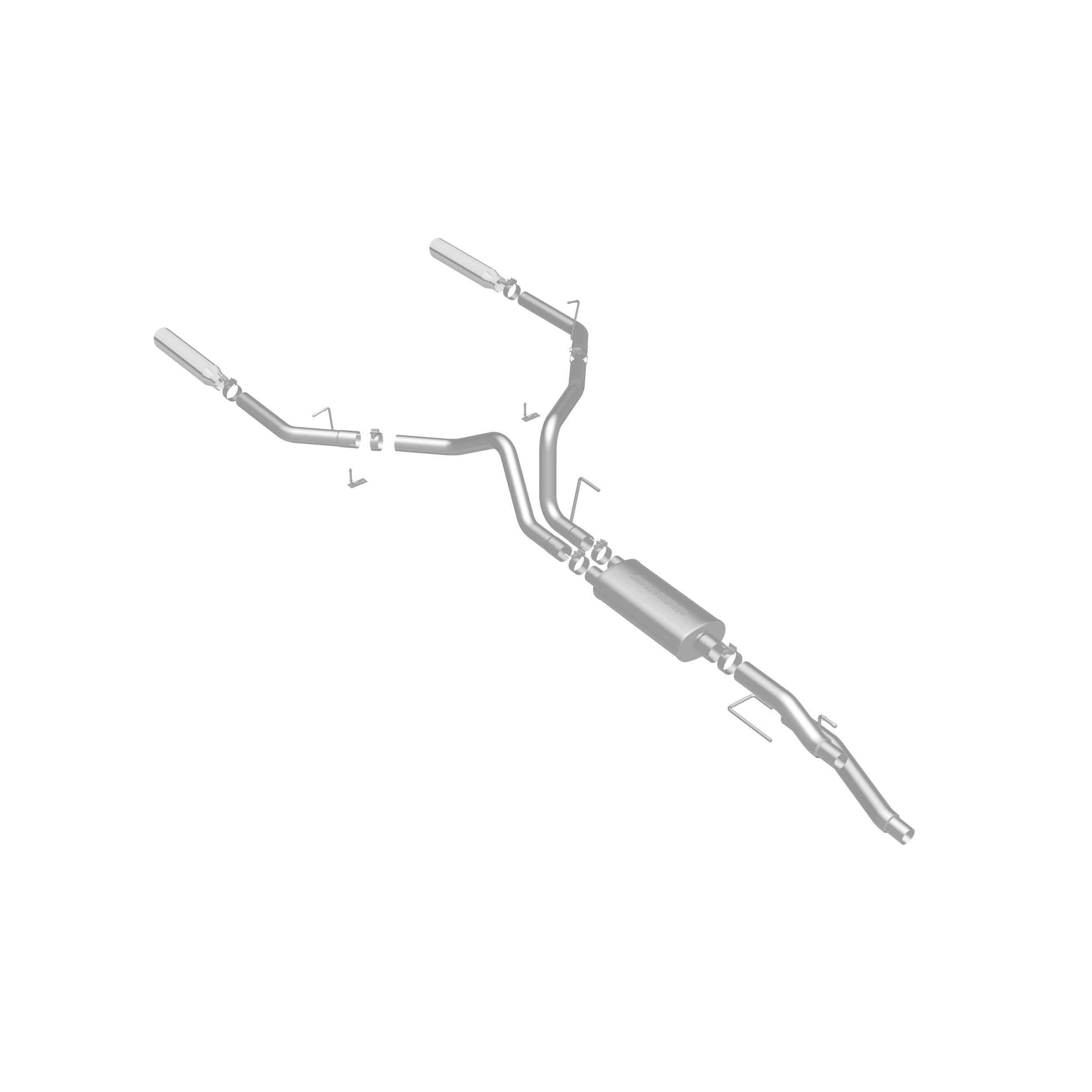 MagnaFlow Exhaust Products 16520 - Street Series Polished Cat-Back System 3