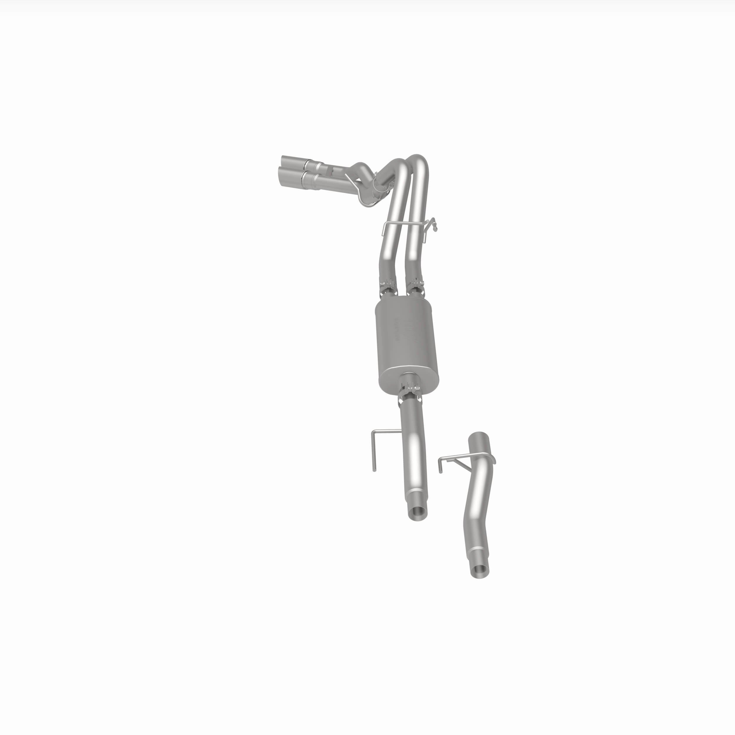 MagnaFlow Exhaust Products 16523 - Street Series Polished Cat-Back System 2
