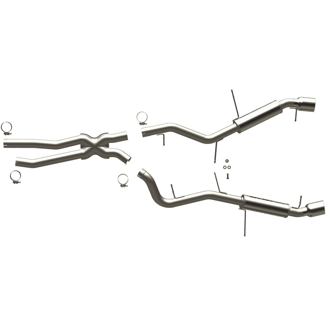 MagnaFlow Exhaust Products 16542 - Sport Series Polished Cat-Back System 1
