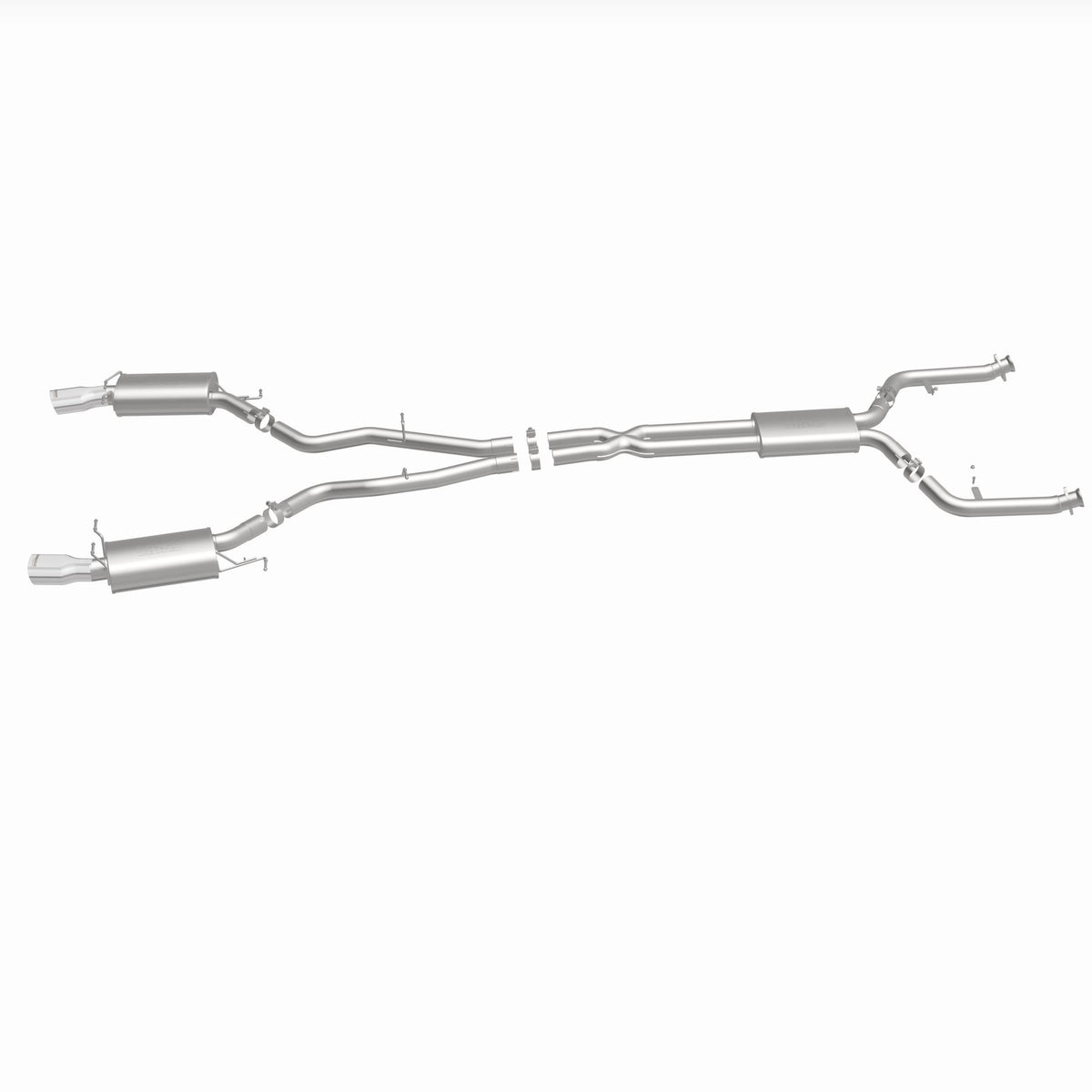 MagnaFlow Exhaust Products 16560 - Touring Series Polished Cat-Back System 1