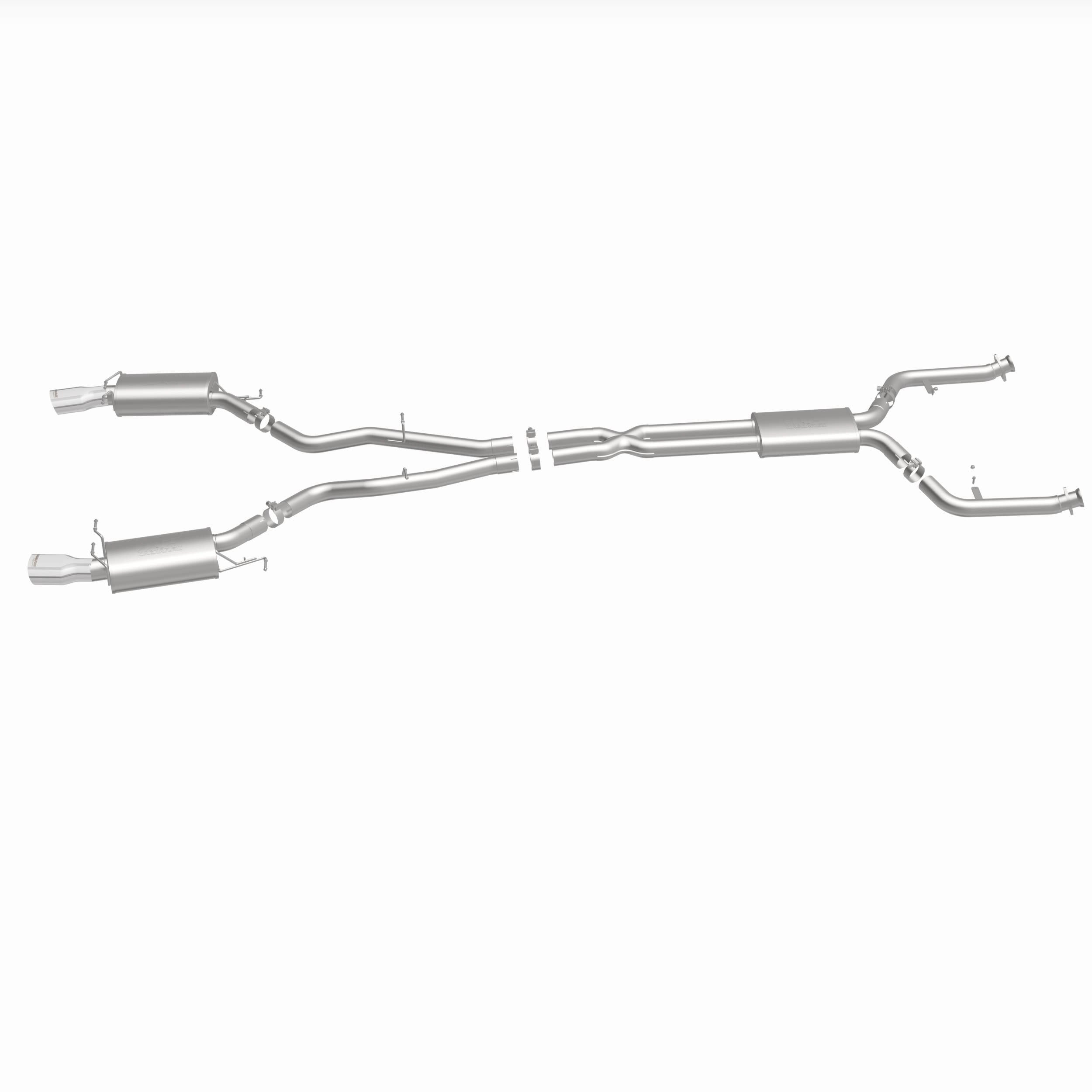 MagnaFlow Exhaust Products 16560 - Touring Series Polished Cat-Back System 1