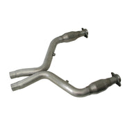 BBK Performance Parts 1658 - 2011-2014 MUSTANG GT 3.0 SHORT MID X PIPE W/ CATALYTIC CONVERTERS 2