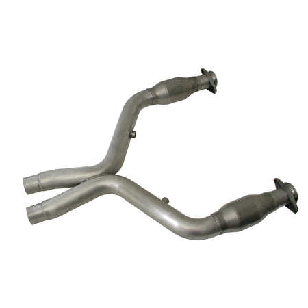 BBK Performance Parts 1658 - 2011-2014 MUSTANG GT 3.0 SHORT MID X PIPE W/ CATALYTIC CONVERTERS 2