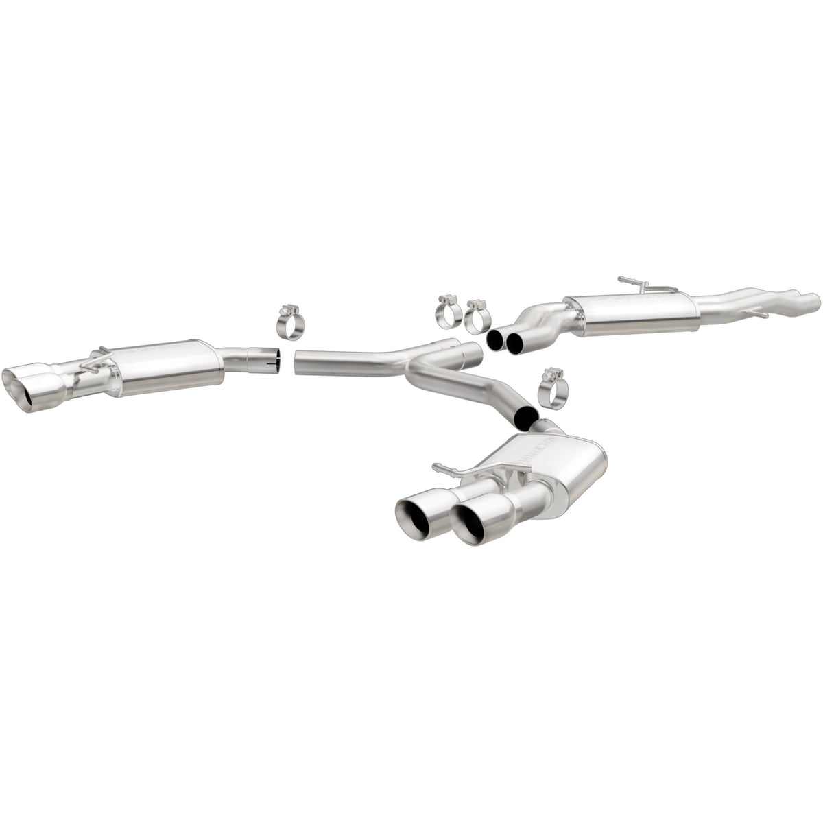 MagnaFlow Exhaust Products 16598 - Sport Series Polished Cat-Back System 3