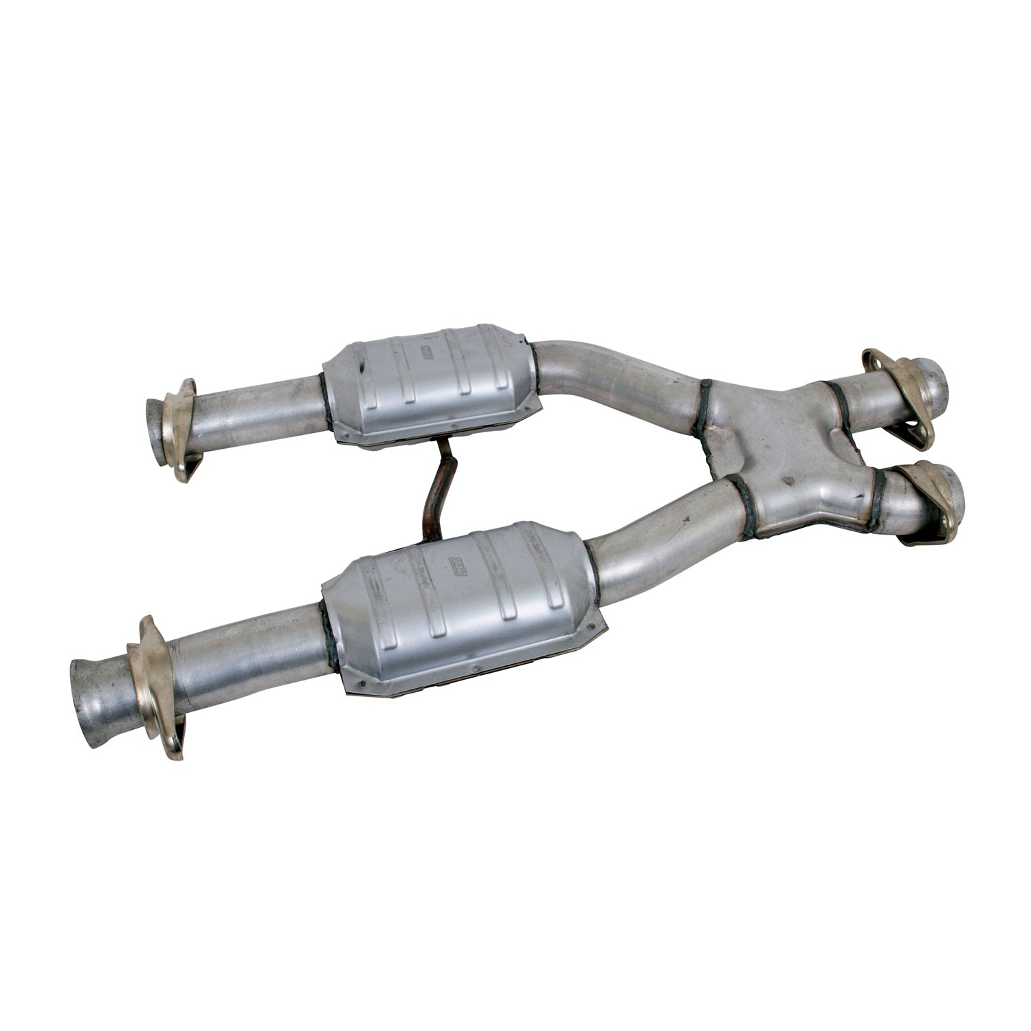 BBK Performance Parts 1659 - 1979-1993 MUSTANG 5.0 2.5 SHORT MID X PIPE W/CONVERTERS 1