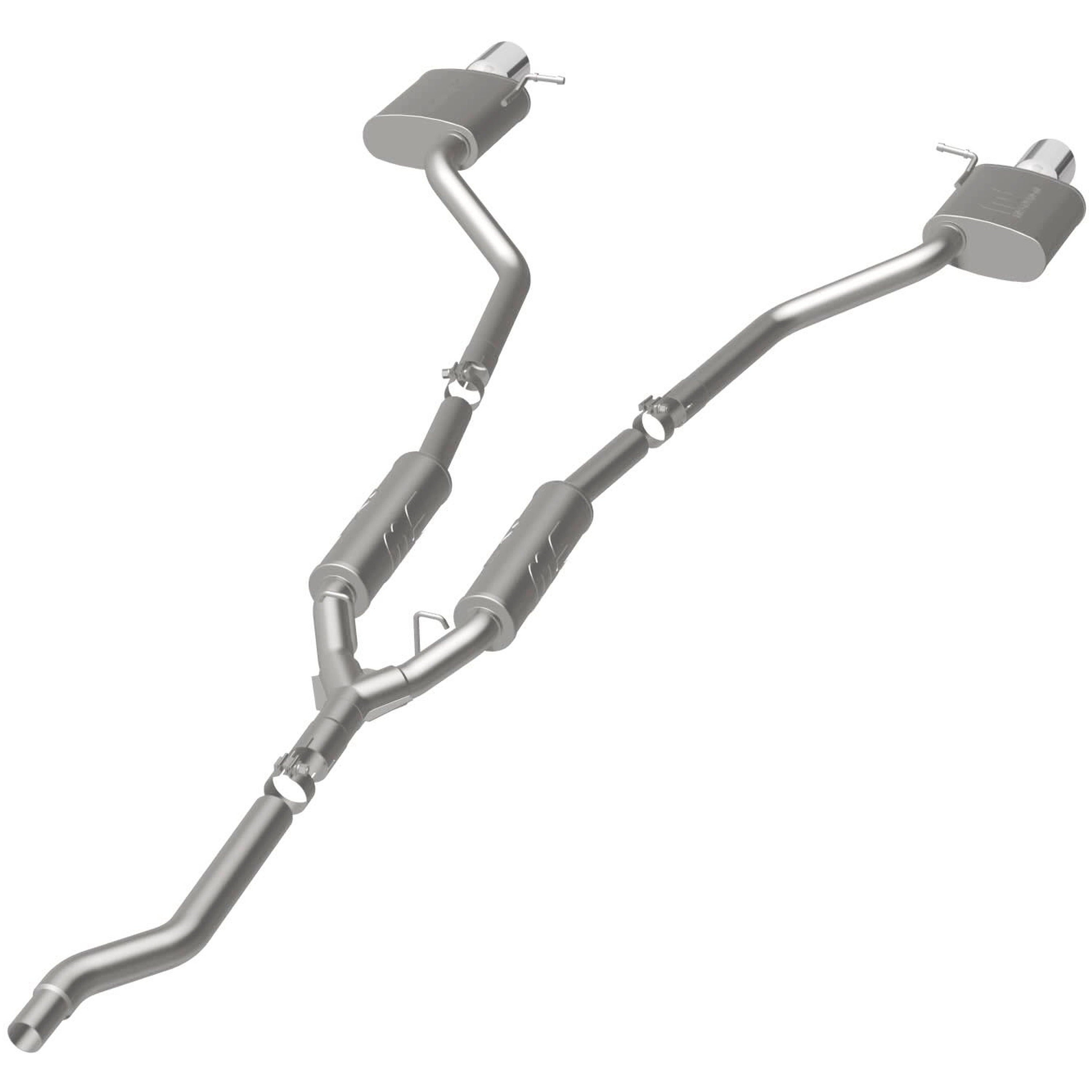 MagnaFlow Exhaust Products 16601 - Touring Series Polished Cat-Back System 1