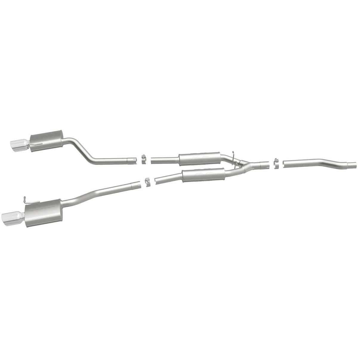 MagnaFlow Exhaust Products 16601 - Touring Series Polished Cat-Back System 2