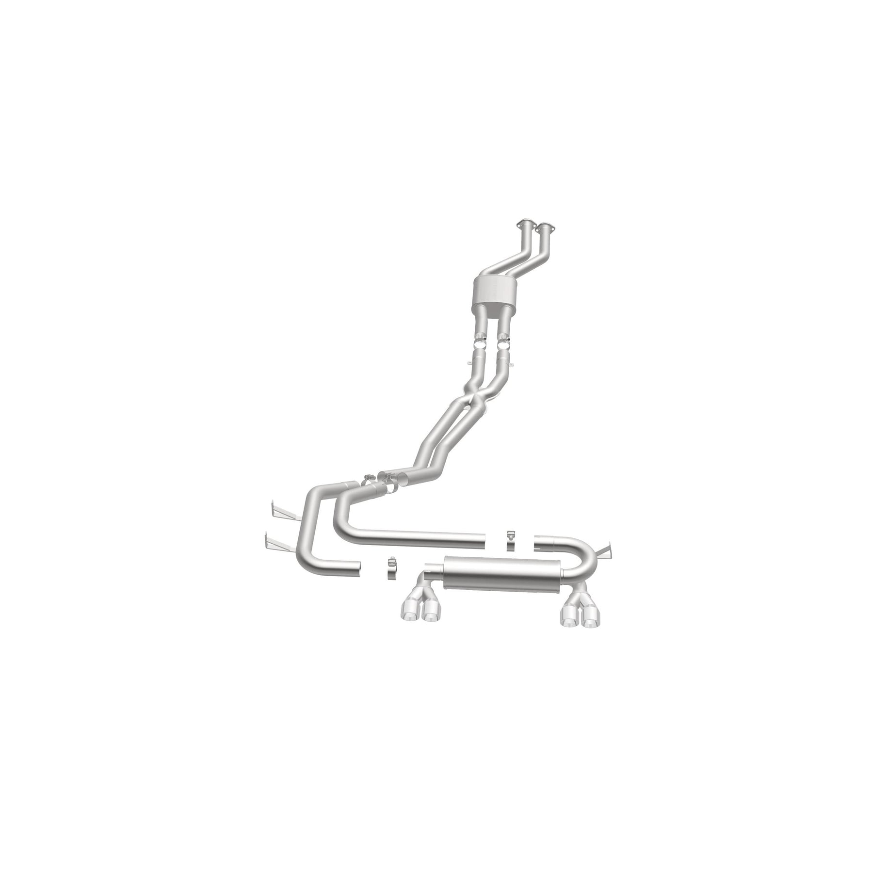 MagnaFlow Exhaust Products 16602 - Sport Series Polished Cat-Back System 4