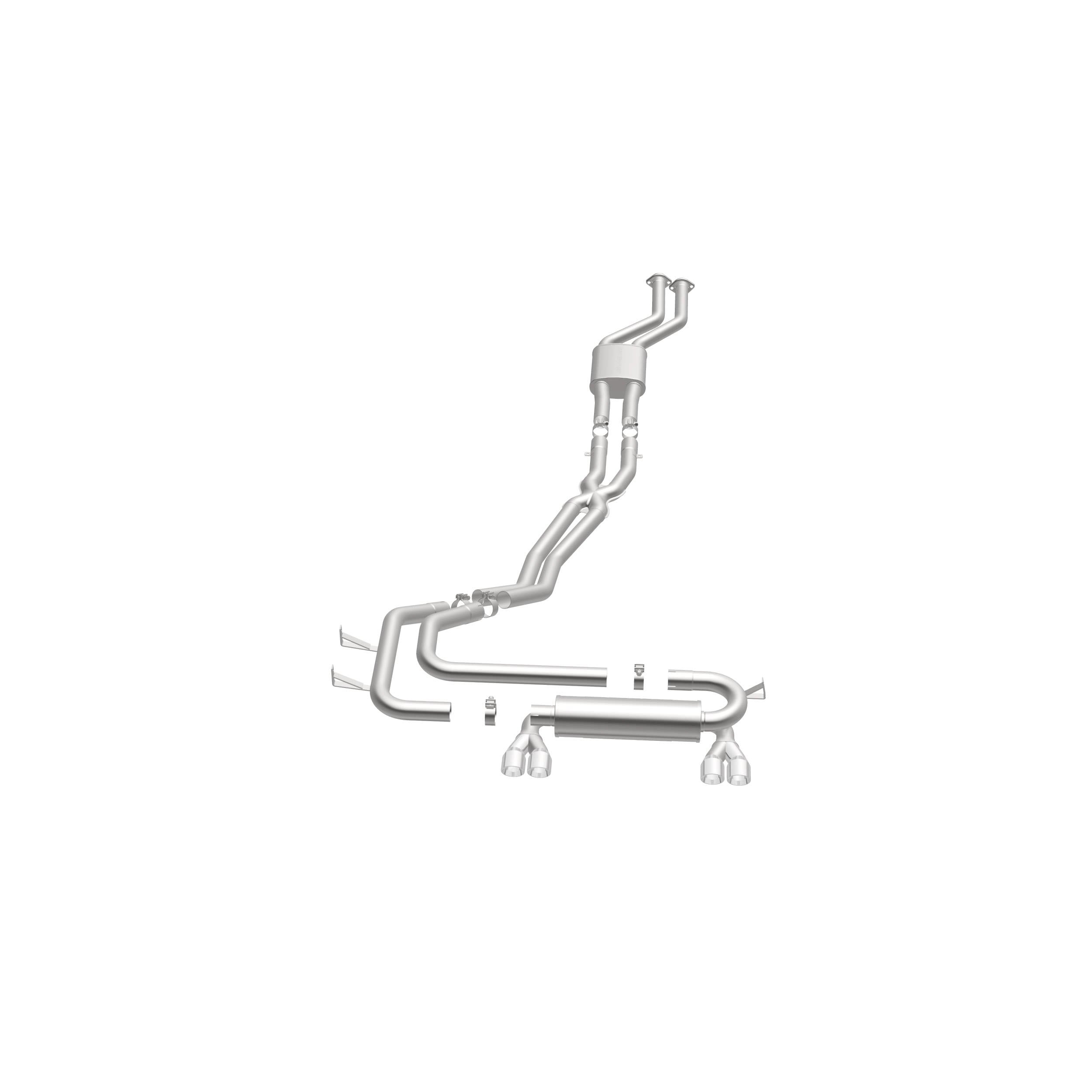 MagnaFlow Exhaust Products 16602 - Sport Series Polished Cat-Back System 4