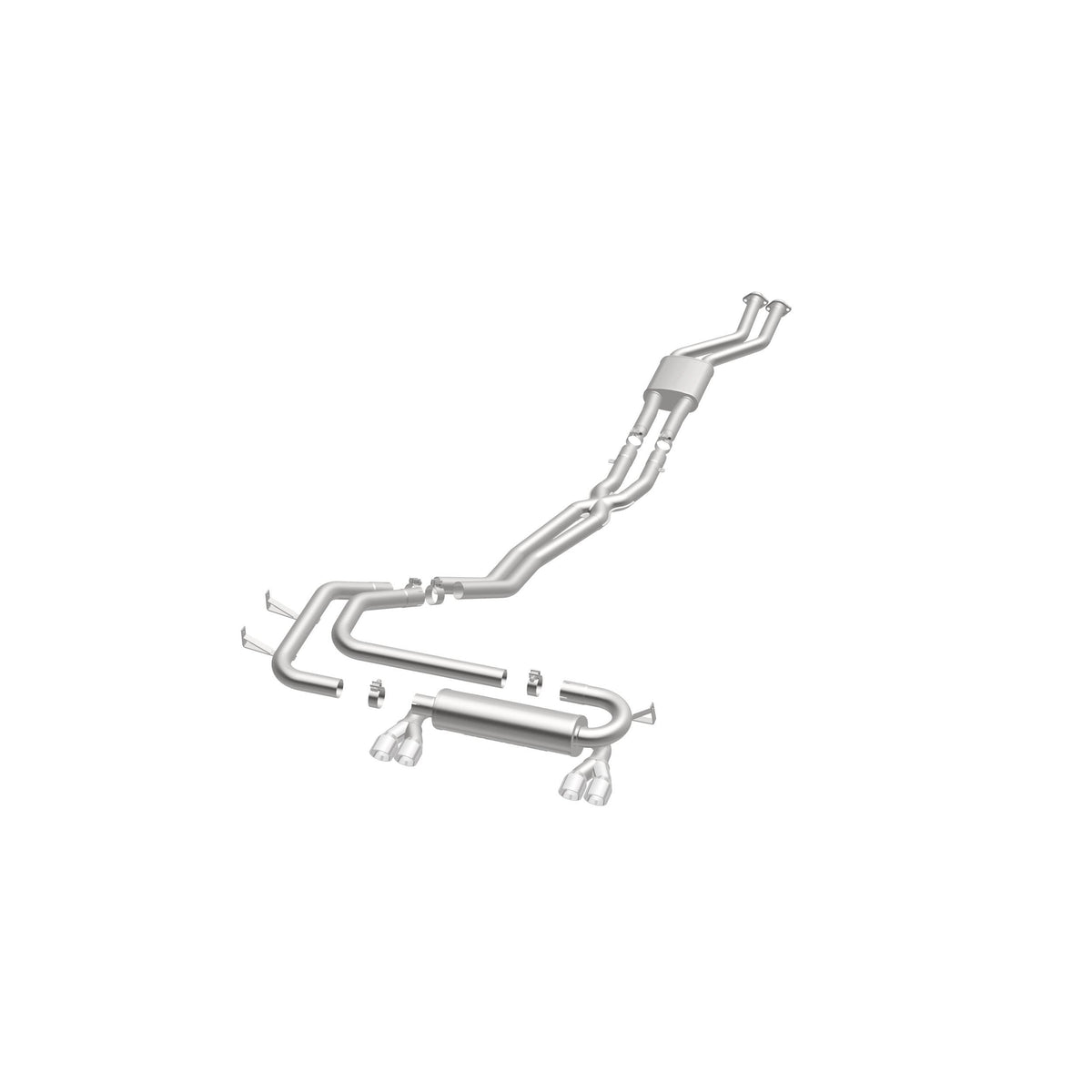 MagnaFlow Exhaust Products 16602 - Sport Series Polished Cat-Back System 5