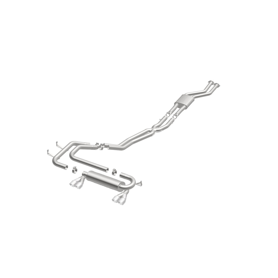 MagnaFlow Exhaust Products 16602 - Sport Series Polished Cat-Back System