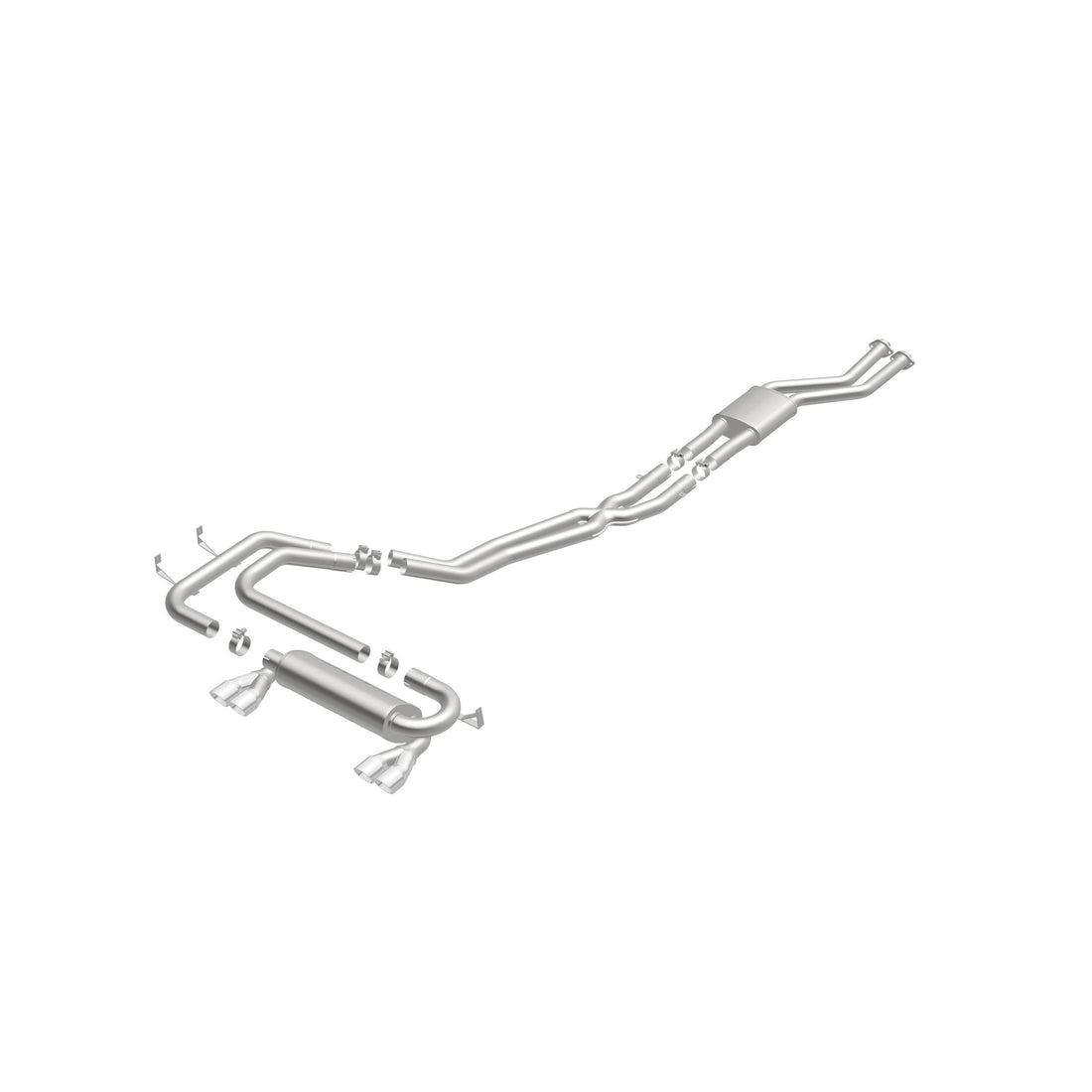 MagnaFlow Exhaust Products 16602 - Sport Series Polished Cat-Back System