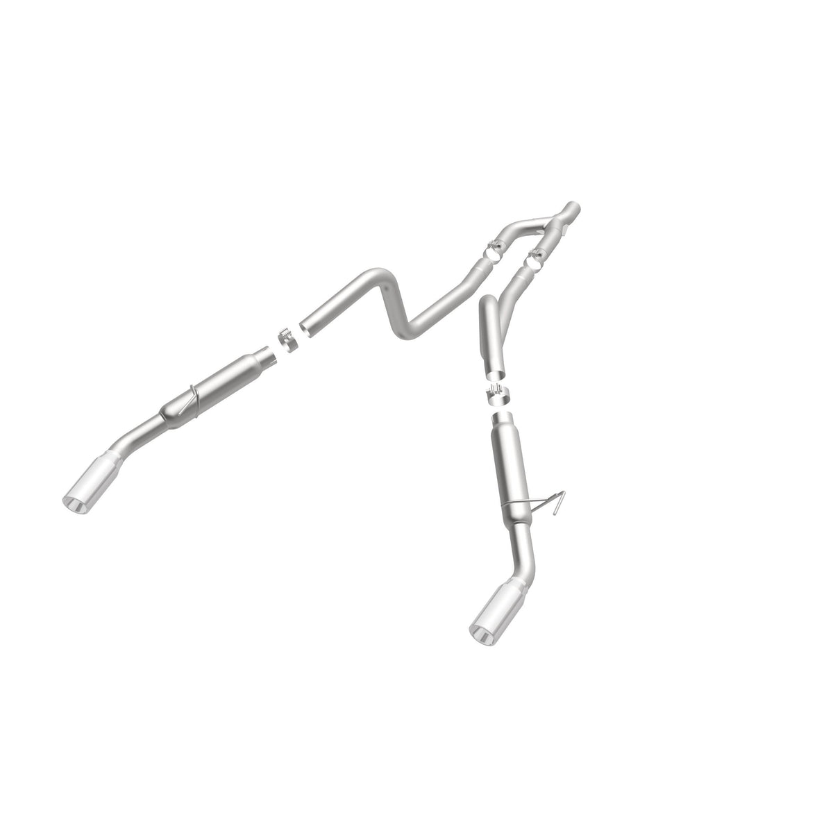 MagnaFlow Exhaust Products 16605 - Competition Series Stainless 2.5 in Cat-Back 2