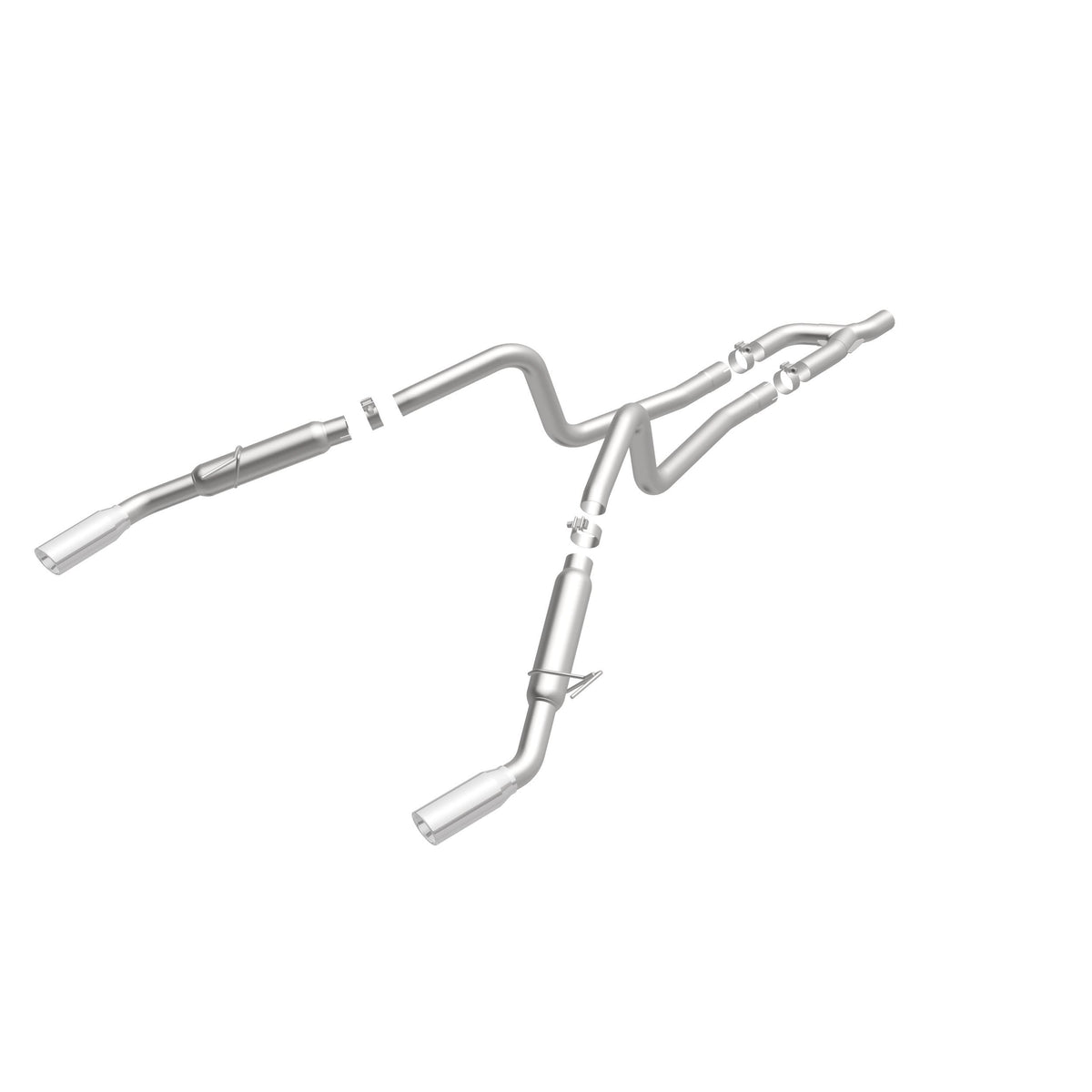 MagnaFlow Exhaust Products 16605 - Competition Series Stainless 2.5 in Cat-Back 4