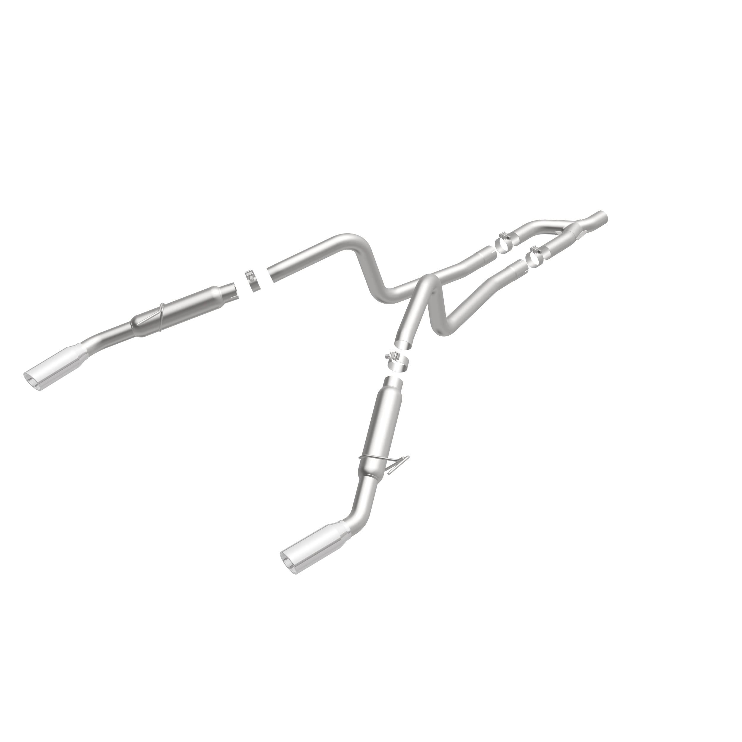 MagnaFlow Exhaust Products 16605 - Competition Series Stainless 2.5 in Cat-Back 4