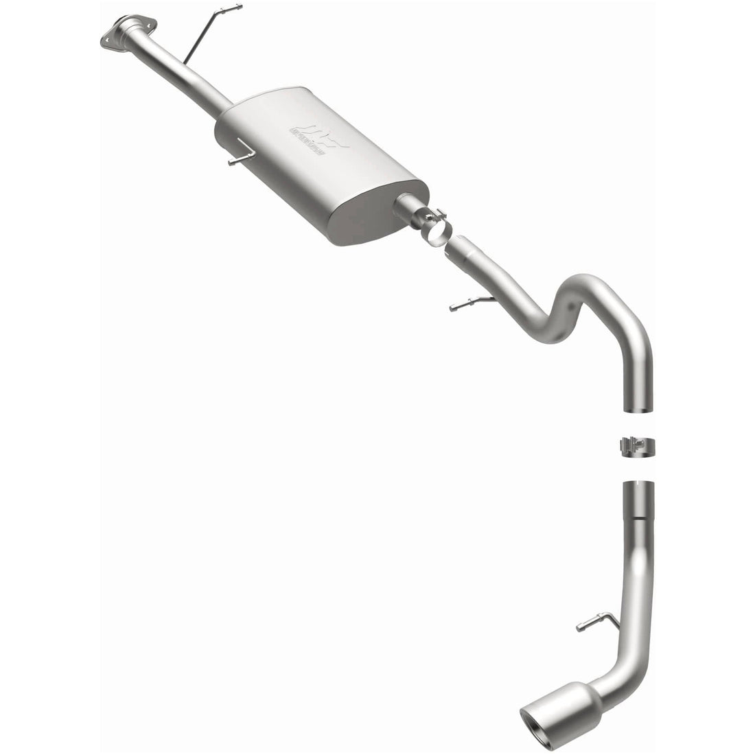 MagnaFlow Exhaust Products 16606 - Street Series Polished Cat-Back System