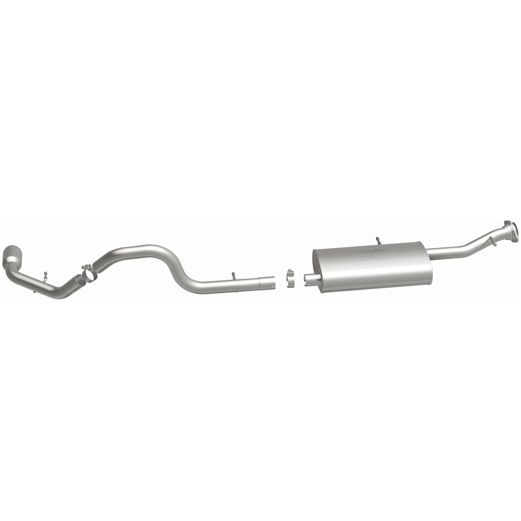 MagnaFlow Exhaust Products 16606 - Street Series Polished Cat-Back System