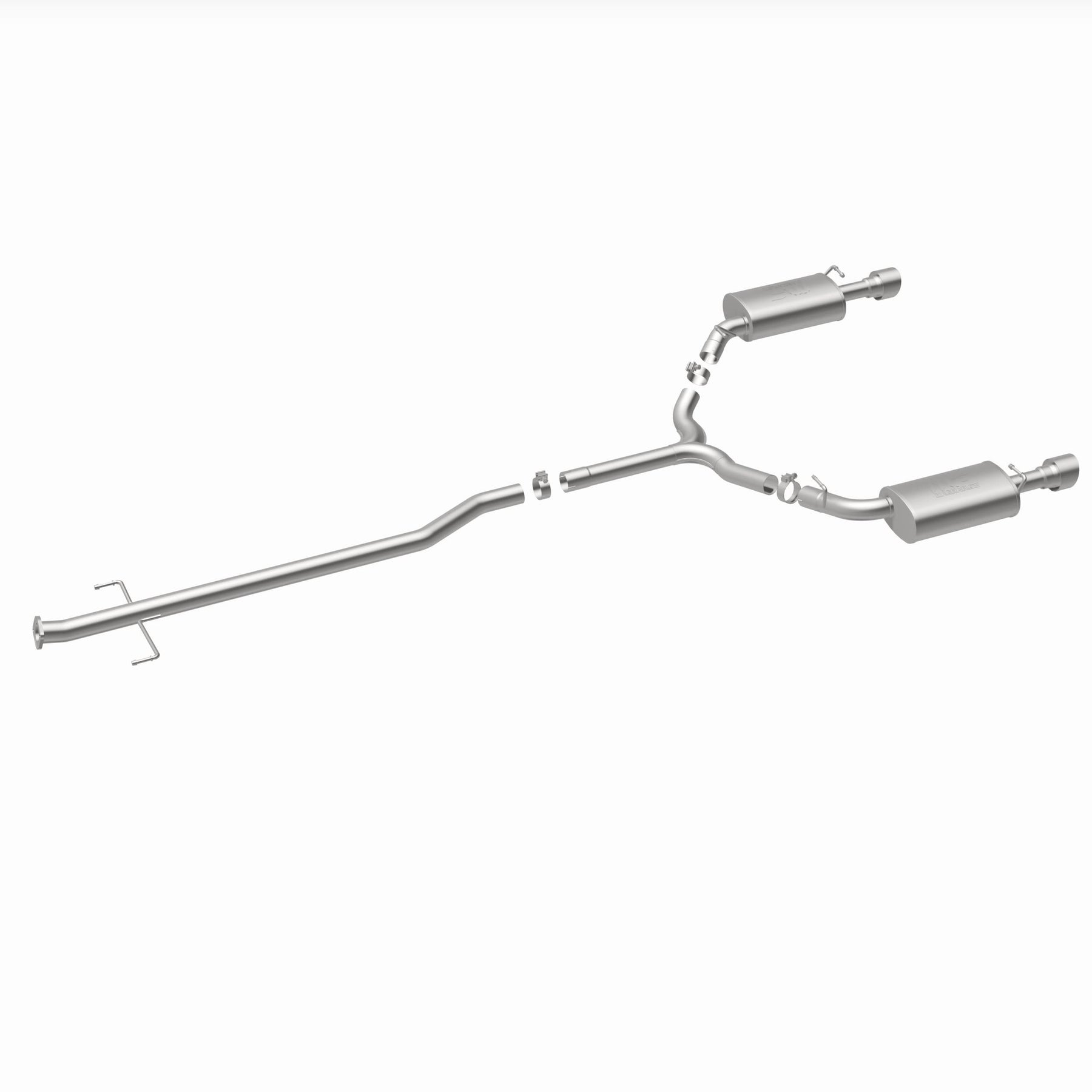 MagnaFlow Exhaust Products 16609 - Street Series Polished Cat-Back System