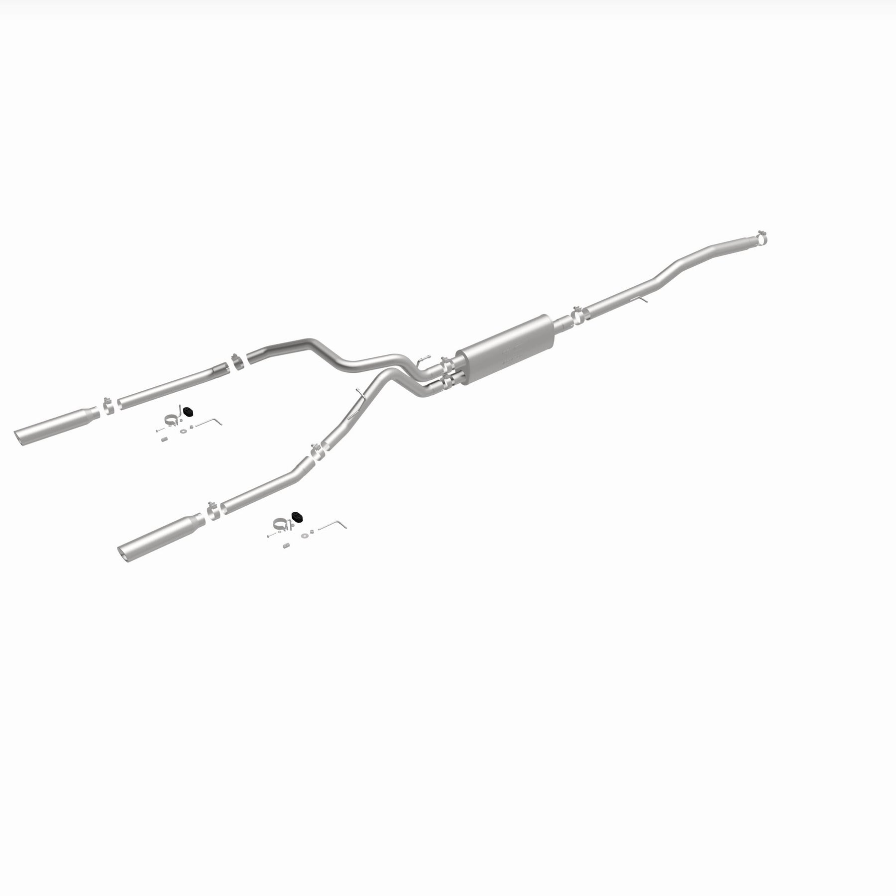MagnaFlow Exhaust Products 16622 - Street Series Polished Cat-Back System