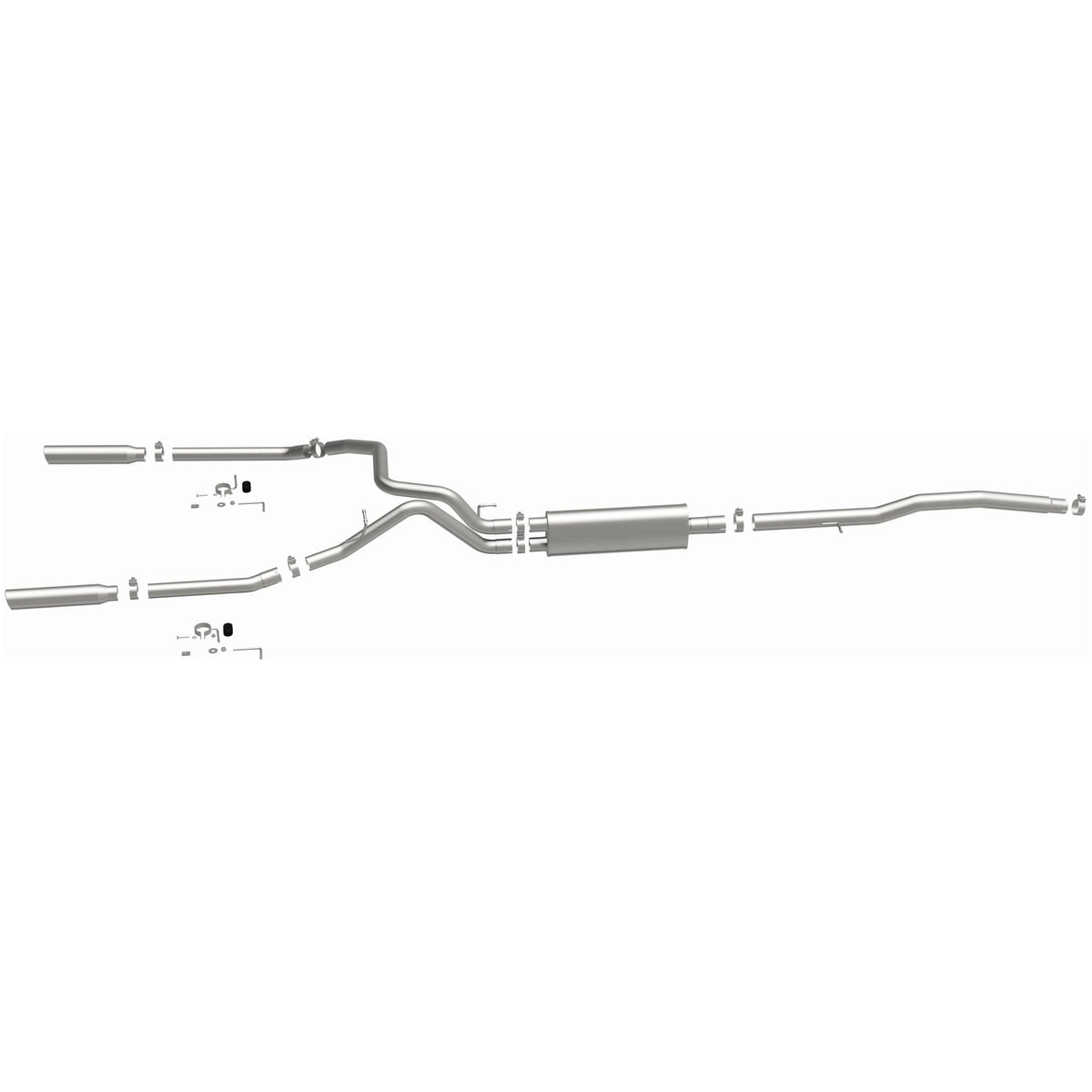 MagnaFlow Exhaust Products 16622 - Street Series Polished Cat-Back System 5