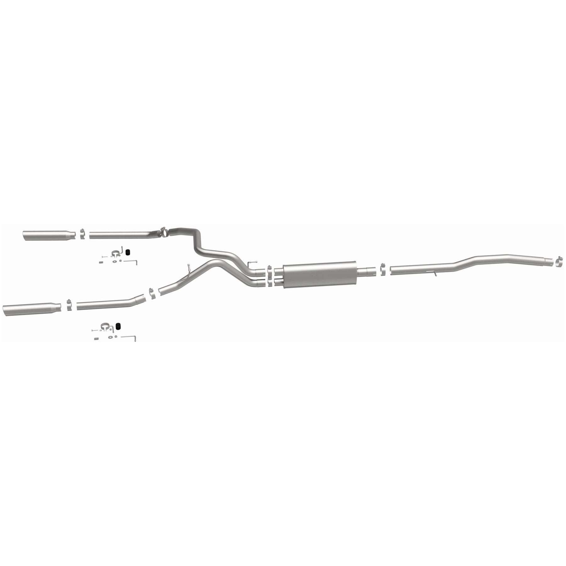 MagnaFlow Exhaust Products 16622 - Street Series Polished Cat-Back System 5