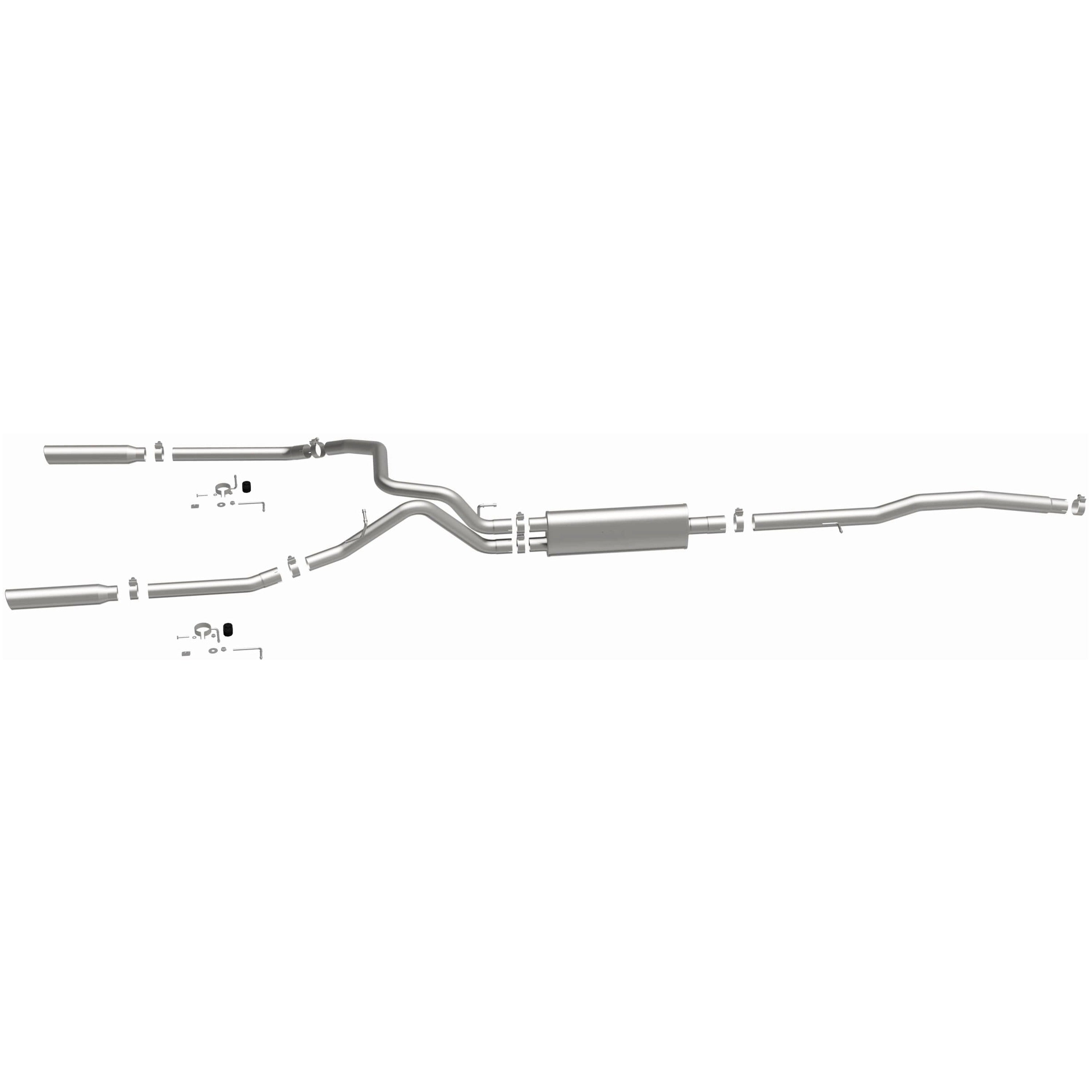 MagnaFlow Exhaust Products 16622 - Street Series Polished Cat-Back System 5