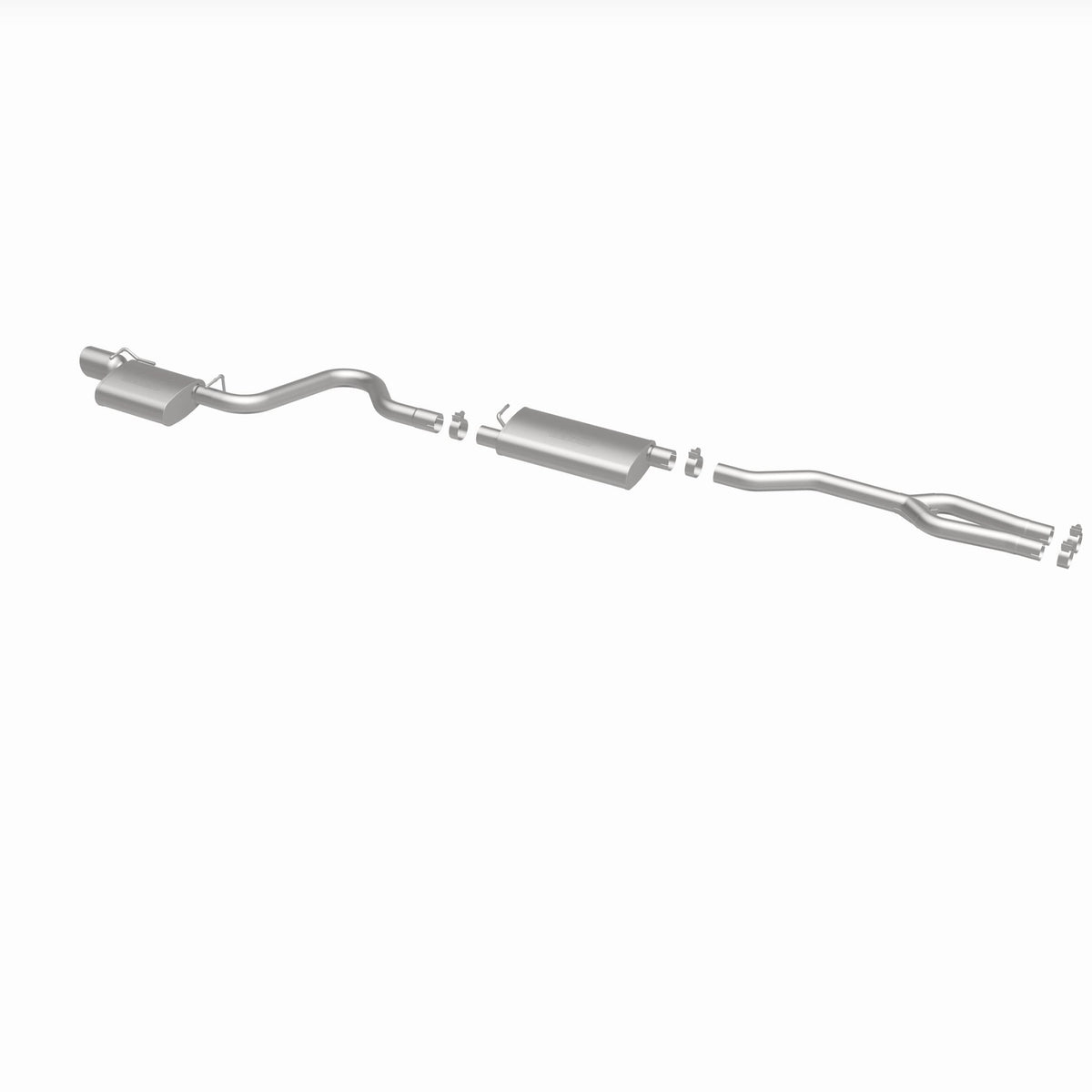 MagnaFlow Exhaust Products 16635 - Street Series Polished Cat-Back System 5