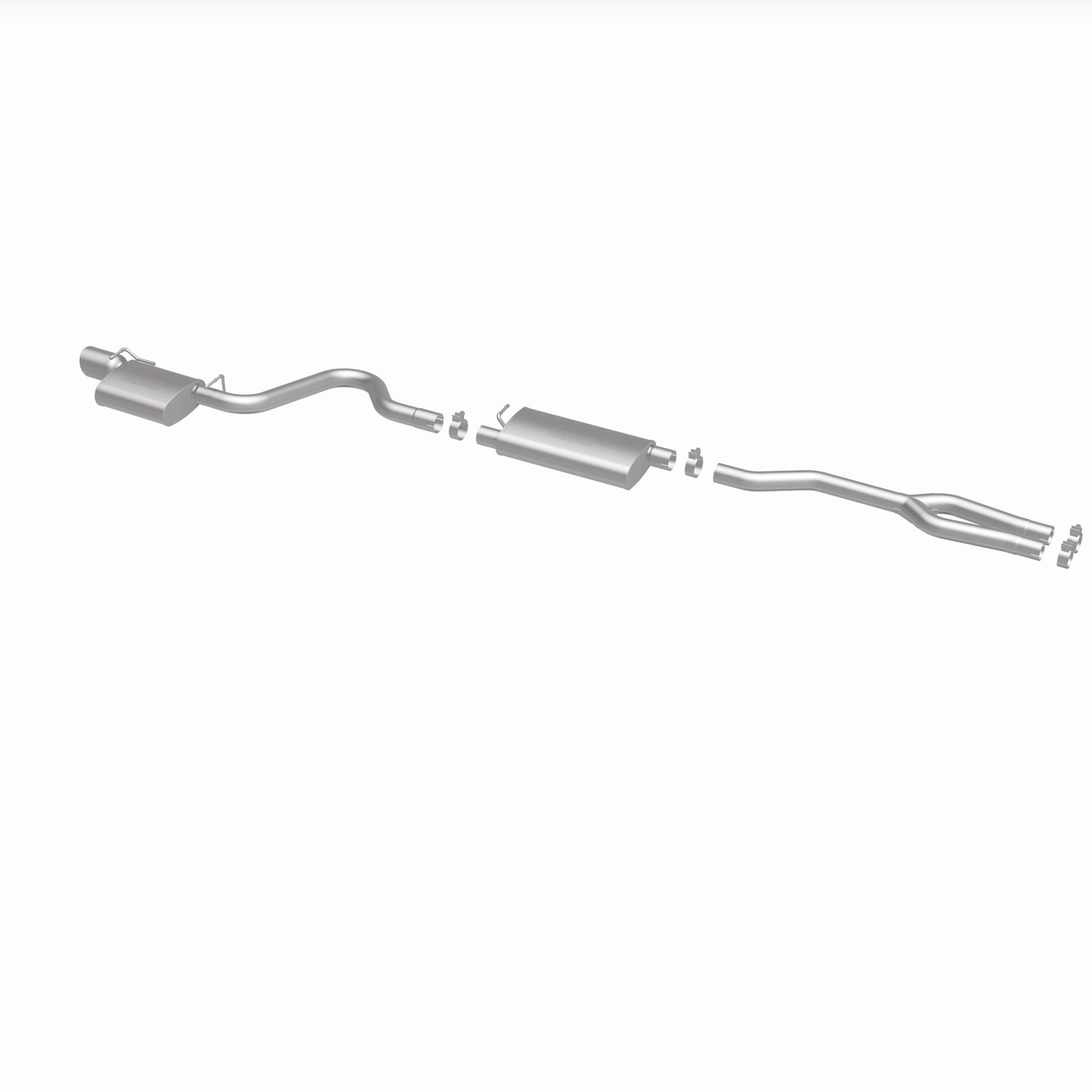 MagnaFlow Exhaust Products 16635 - Street Series Polished Cat-Back System 5